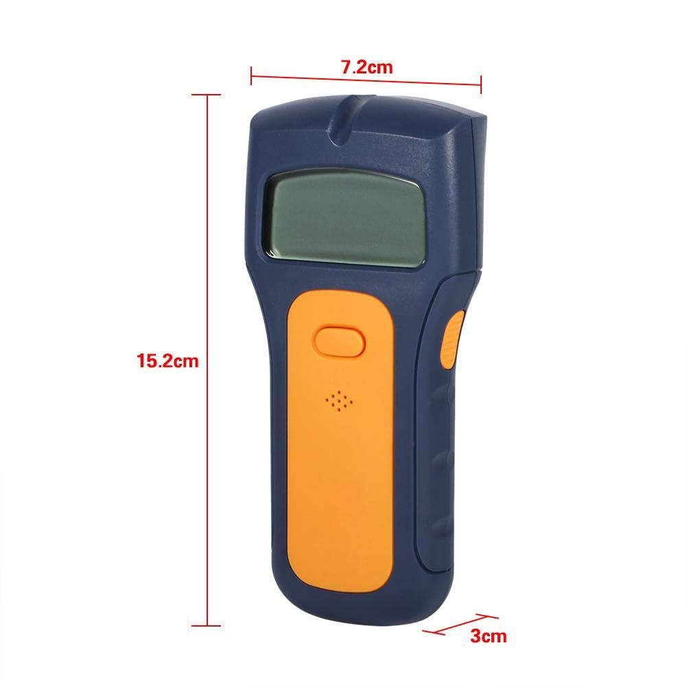 3-in-1 Smart Stud Finder Scanner - Automatic Metal Detector for Wood, Metal Pipes & Live AC Wires - Wall Detector for Home Renovation & DIY Projects