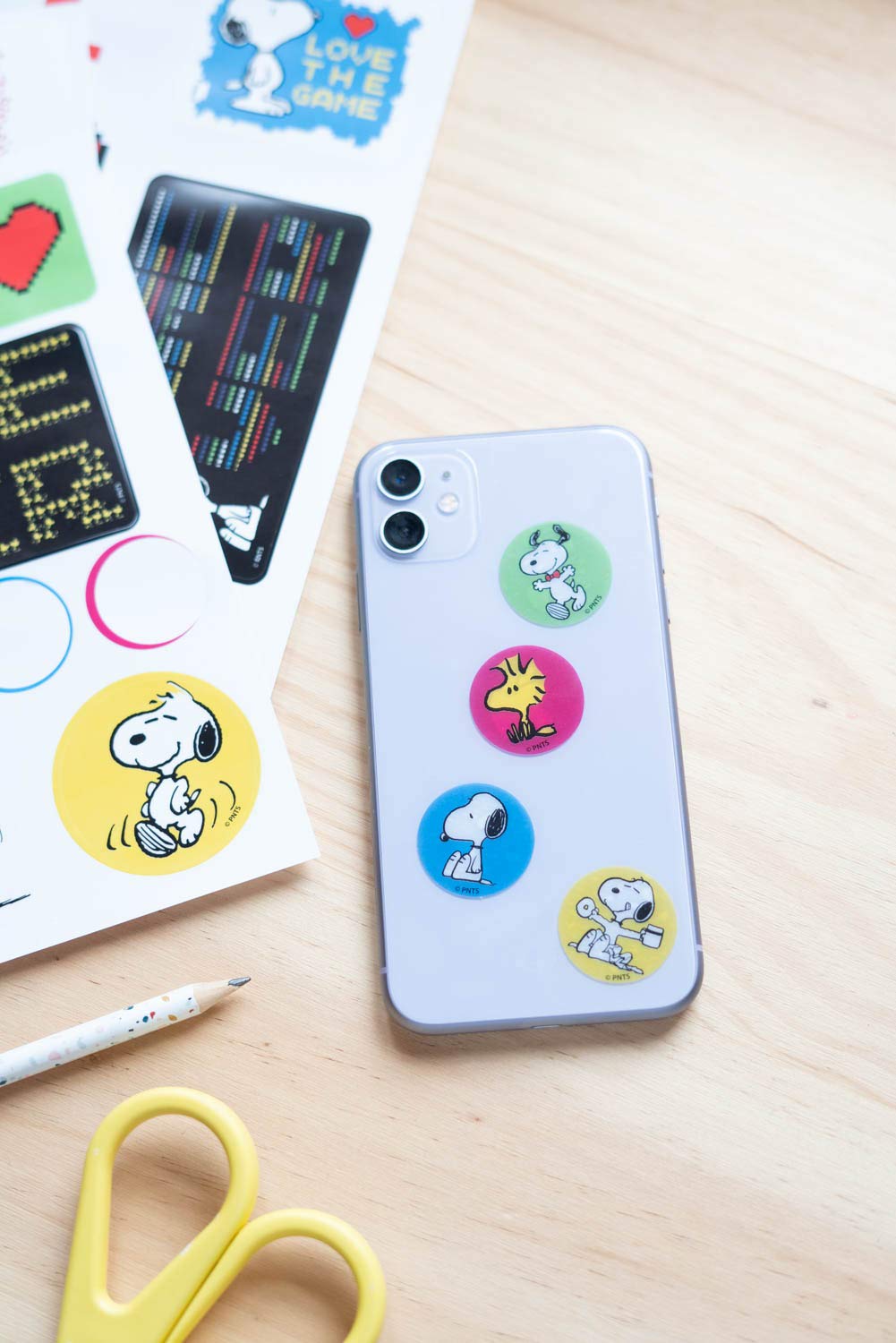 Erik Snoopy Gadget Decals - Waterproof Removable Vinyl Stickers for Laptop, Phone, Notebook | Cute Snoopy Stickers for Kids & Adults | Perfect for School, Office, Travel & DIY Projects
