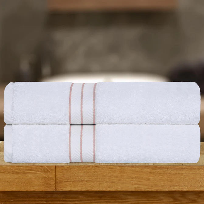 Premium Turkish Cotton Ultra Plush 2-Piece Bath Towel Set - Super Absorbent & Soft Luxury Bath Sheets for Spa, Hotel & Home Use