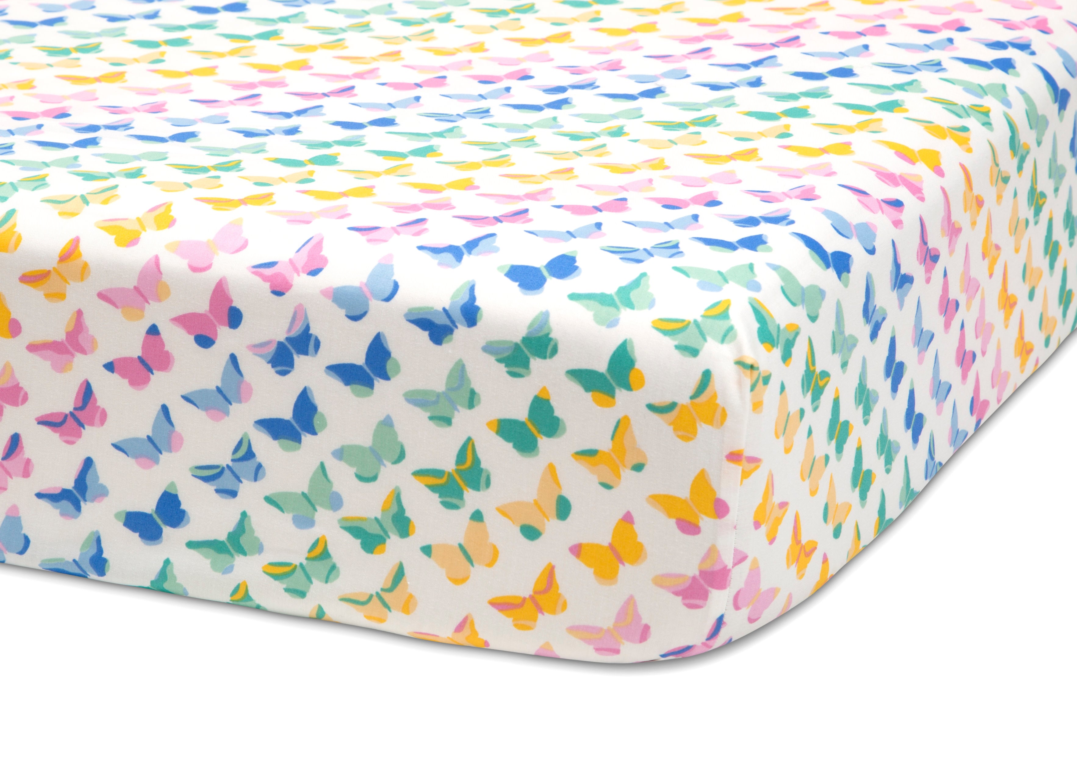 Butterflies 3-Piece Twin Sheet Set - Soft Microfiber Bedding for Kids & Teens - Perfect for Bedrooms, Dorms, and Sleepovers