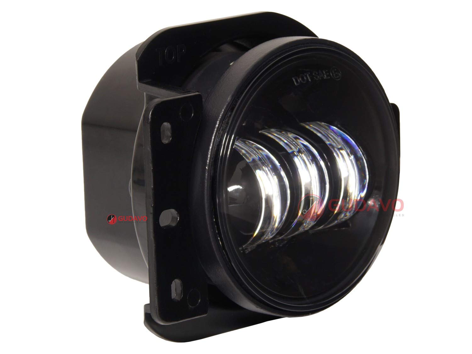 4 Inch LED Fog Lights for Jeep Wrangler JL/JLU (2018-2023) - Compatible with Sport, Rubicon & Sahara Models - Waterproof Round Fog Lamps with Mounting Brackets - Perfect for Off-Roading, Night Driving & Extreme Weather Conditions