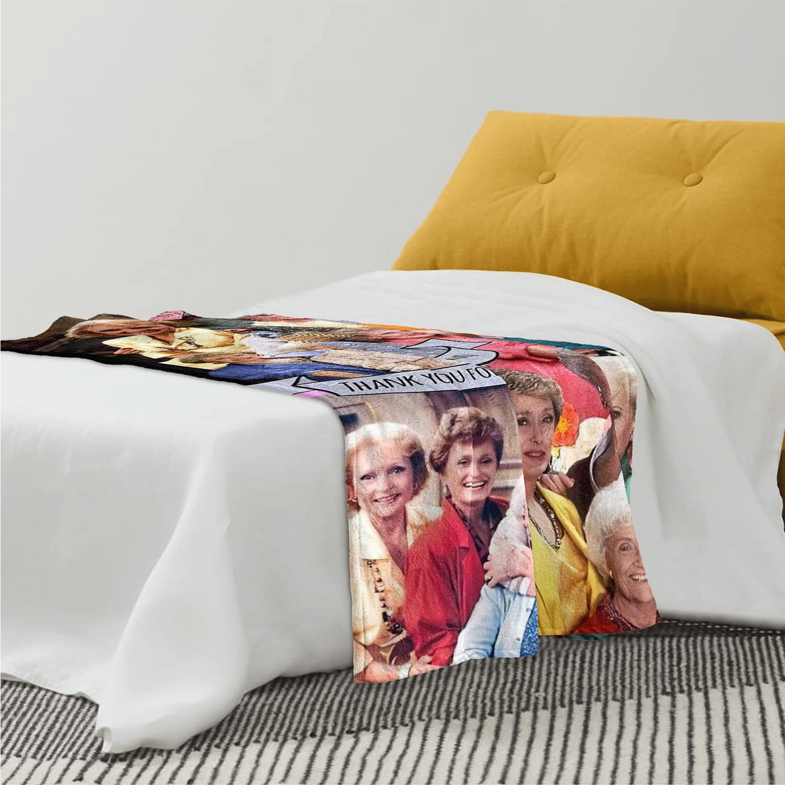 Soft Lightweight Fleece Blanket - Cozy Plush Fuzzy Throw for Bed, Sofa, Couch - Perfect for Travel, Camping & Home Use - 60''x50'' - Ultra Warm & Comfortable for Winter Nights and Relaxation