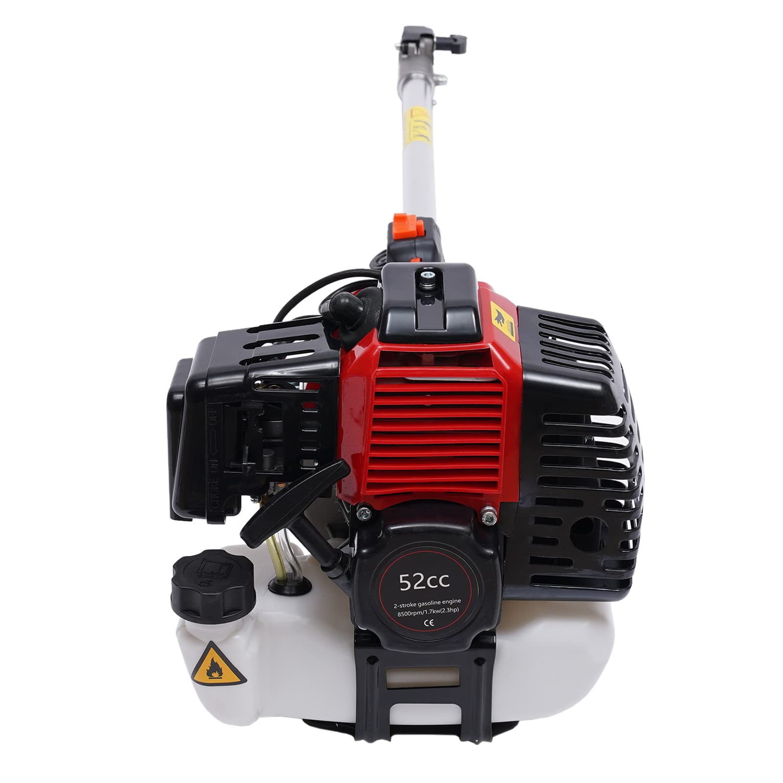 5 in 1 Multifunctional Gas Powered Hedge Trimmer - 52cc 2-Stroke Brush Cutter, Chainsaw & Pole Saw Combo - Professional Landscaping & Gardening Tool for Lawn Care, Yard Maintenance & Tree Trimming