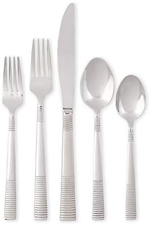 Premium Paxton 42-Piece Stainless Steel Flatware Set - Service for 8 - Elegant Dining Utensils for Everyday Use & Special Occasions - Dishwasher Safe Silverware for Home, Restaurant & Wedding