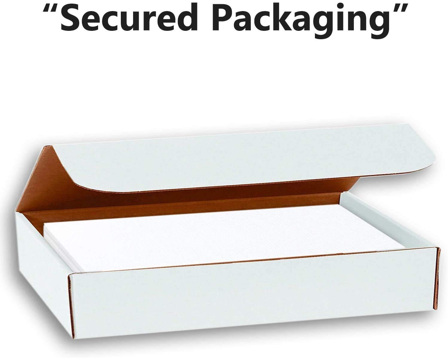 Premium White Linen Cardstock Paper - 4.5x6.25