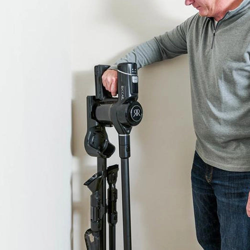 Riccar R65 Cordless Stick Vacuum - Powerful Lightweight Cordless Vacuum Cleaner for Hardwood Floors & Carpets | Perfect for Home, Office & Pet Hair Cleaning