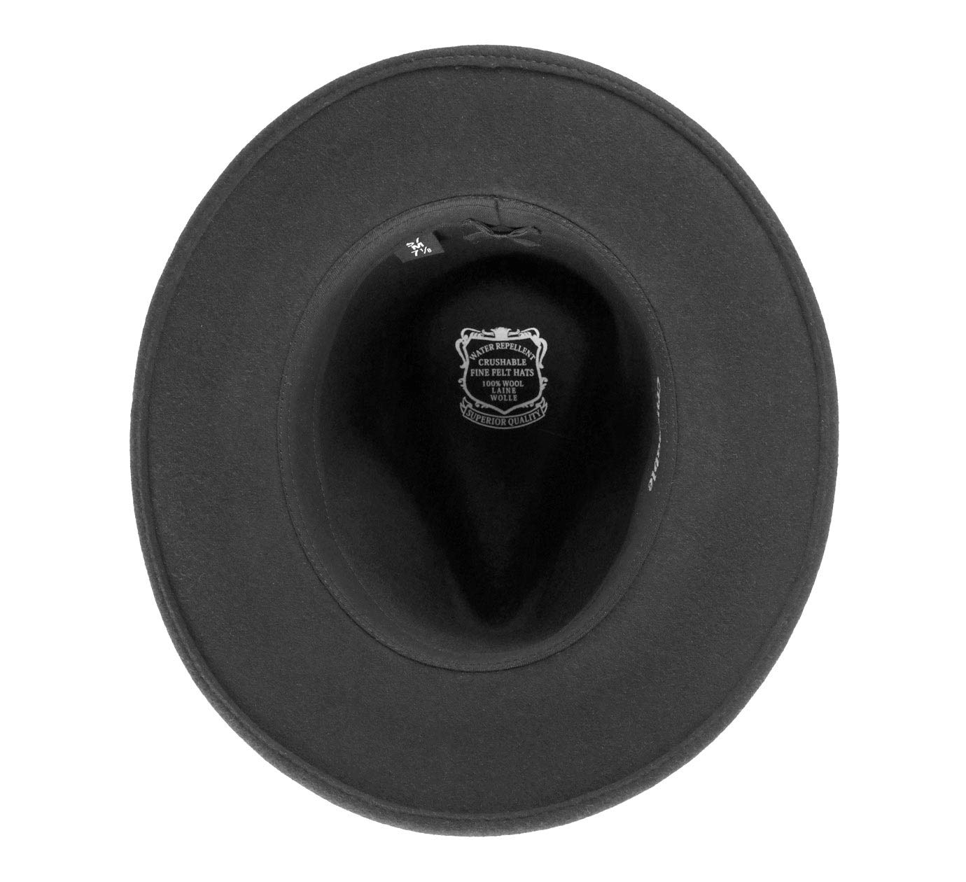 Classic Traveller II Wool Felt Fedora Hat - Water Repellent, Packable, Wide Brim for Men & Women - Perfect for Outdoor Adventures, Travel, and Fashion