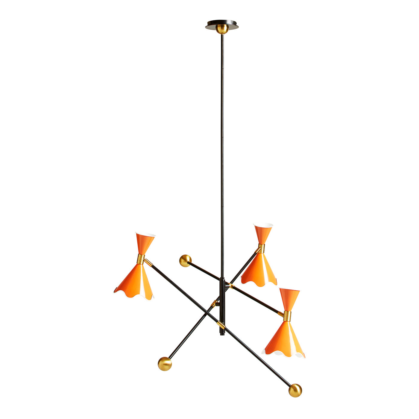 Ripple Articulating Chandelier - Modern Adjustable Ceiling Light Fixture for Dining Room, Bedroom, and Living Room Decor
