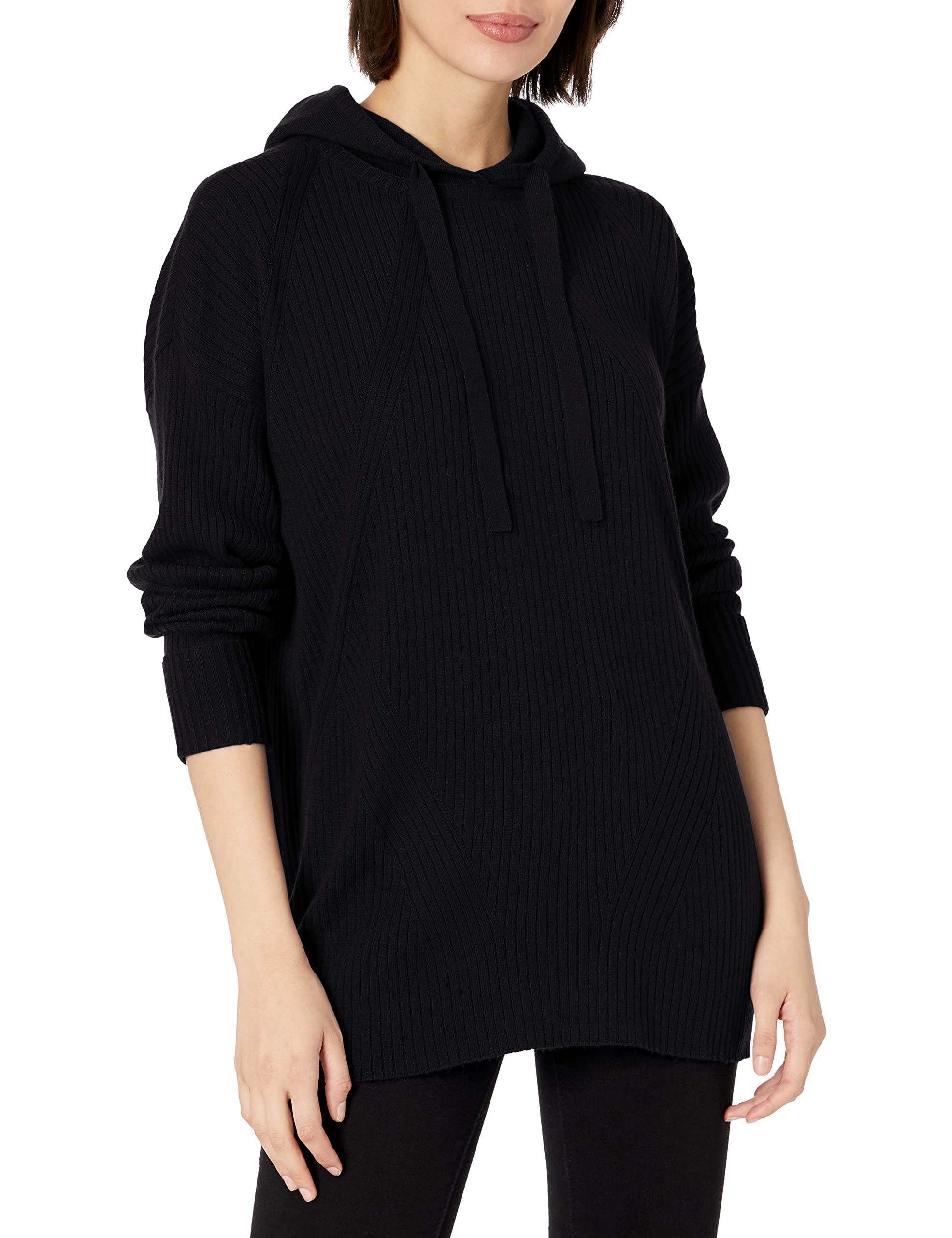 ARMANI EXCHANGE Women's Merino Wool Blend Hoodie Sweater | Cozy Winter Pullover for Casual Outfits & Outdoor Activities