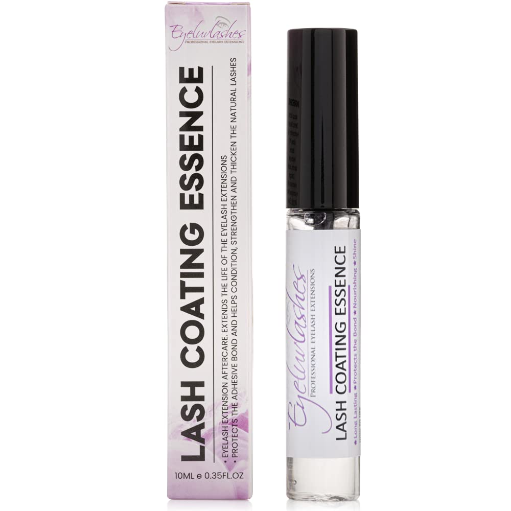 Eyelash Extension Aftercare Clear Lash Coating Essence - Long Lasting Sealant & Conditioner for Lash Extensions | Extend Lash Life | Perfect for Daily Use & Special Occasions | Eyeluvlashes