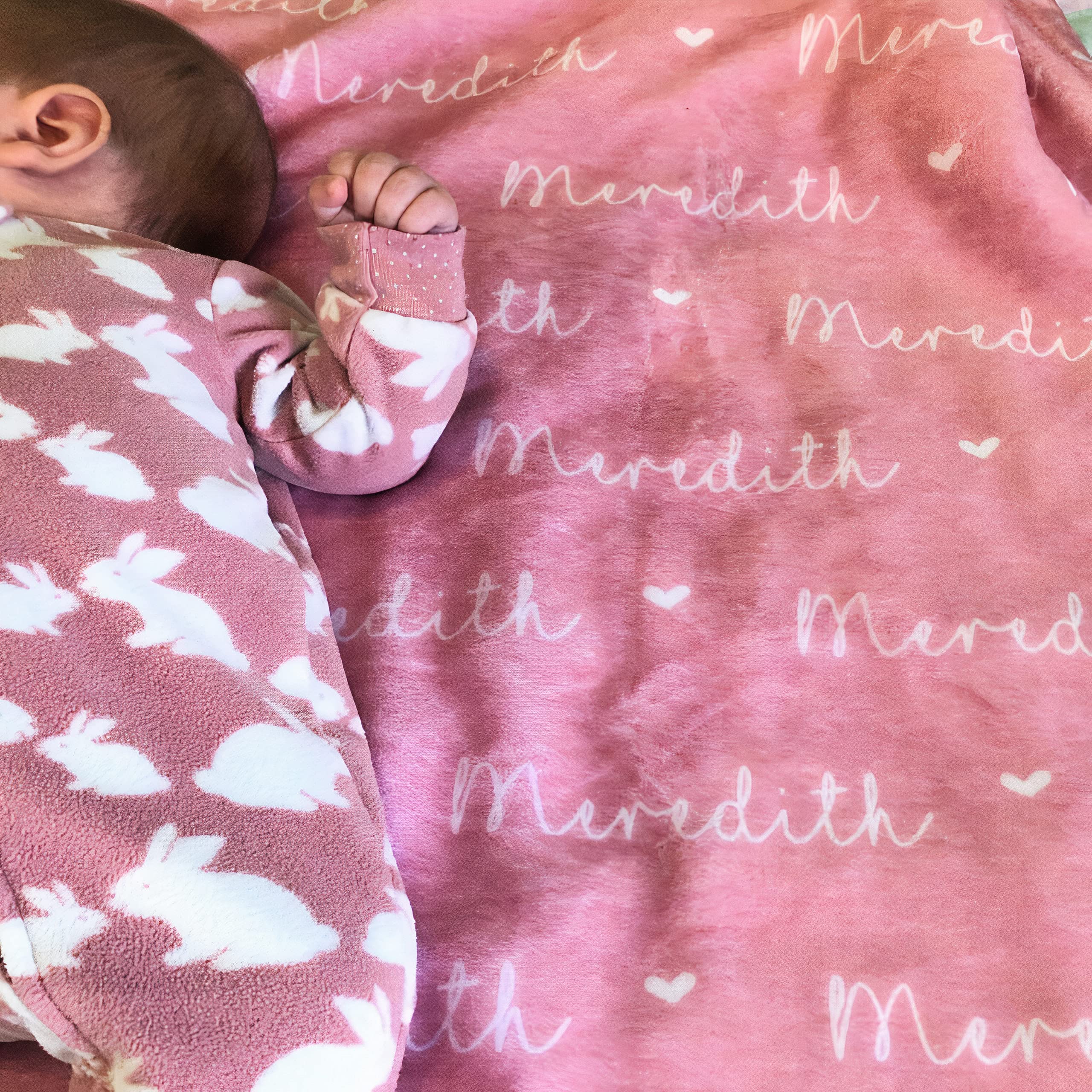 Personalized Baby Blanket with Name - Custom Embroidered Blanket for Boys & Girls | Newborn Gift for Birthdays, Baby Showers & Father's Day | Soft Nursery Blanket for Cribs, Strollers & Snuggling