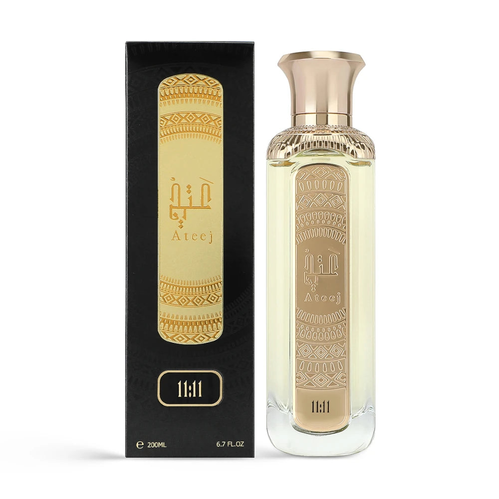 11:11 Light Fragrance Perfume - 200ml Eau de Toilette for Women & Men | Long Lasting Fresh Scent for Daily Wear, Office & Date Night