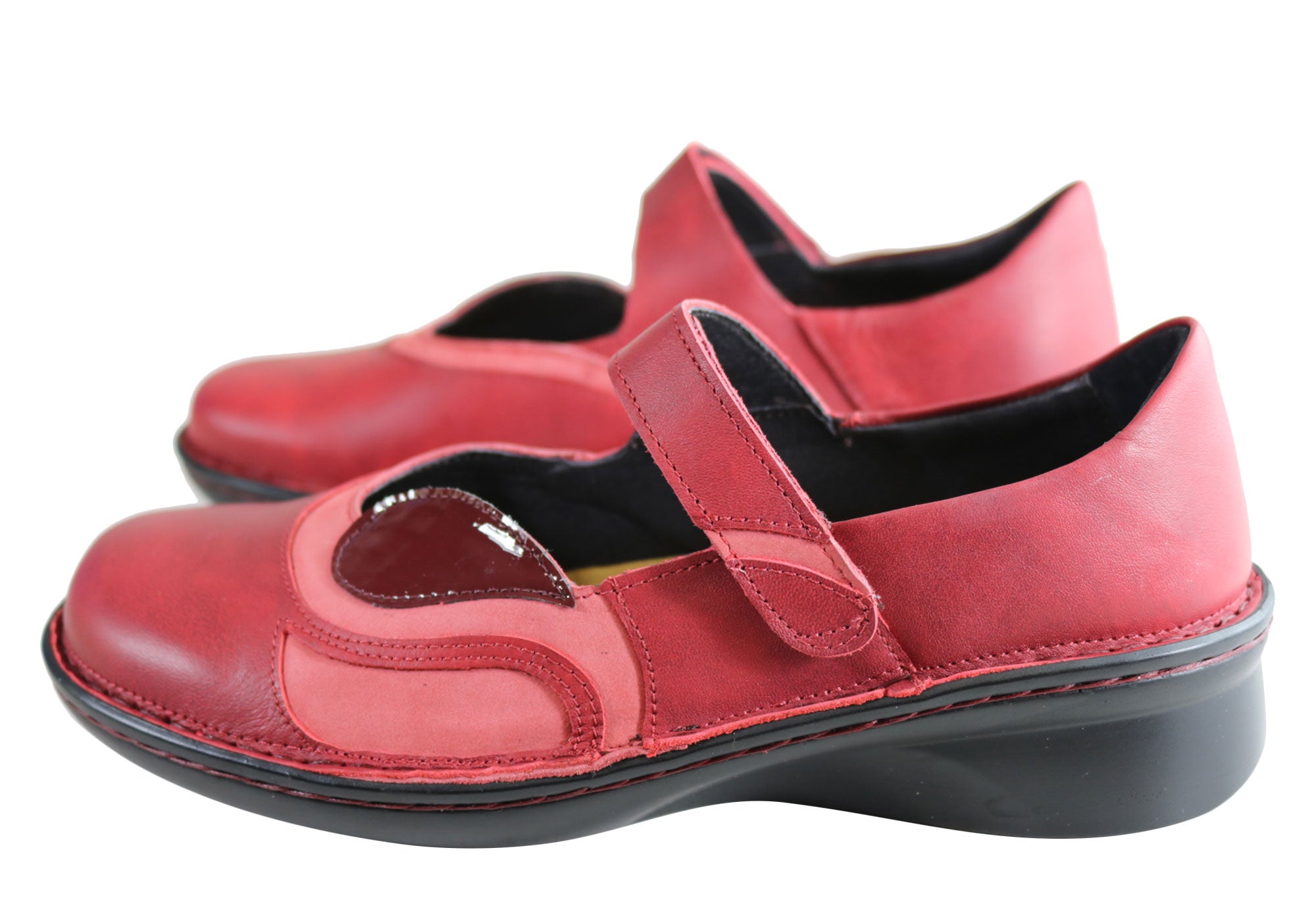 Naot Conga Women's Comfort Supportive Wide Fit Leather Mary Jane Shoes - Perfect for Work, Travel & Everyday Wear