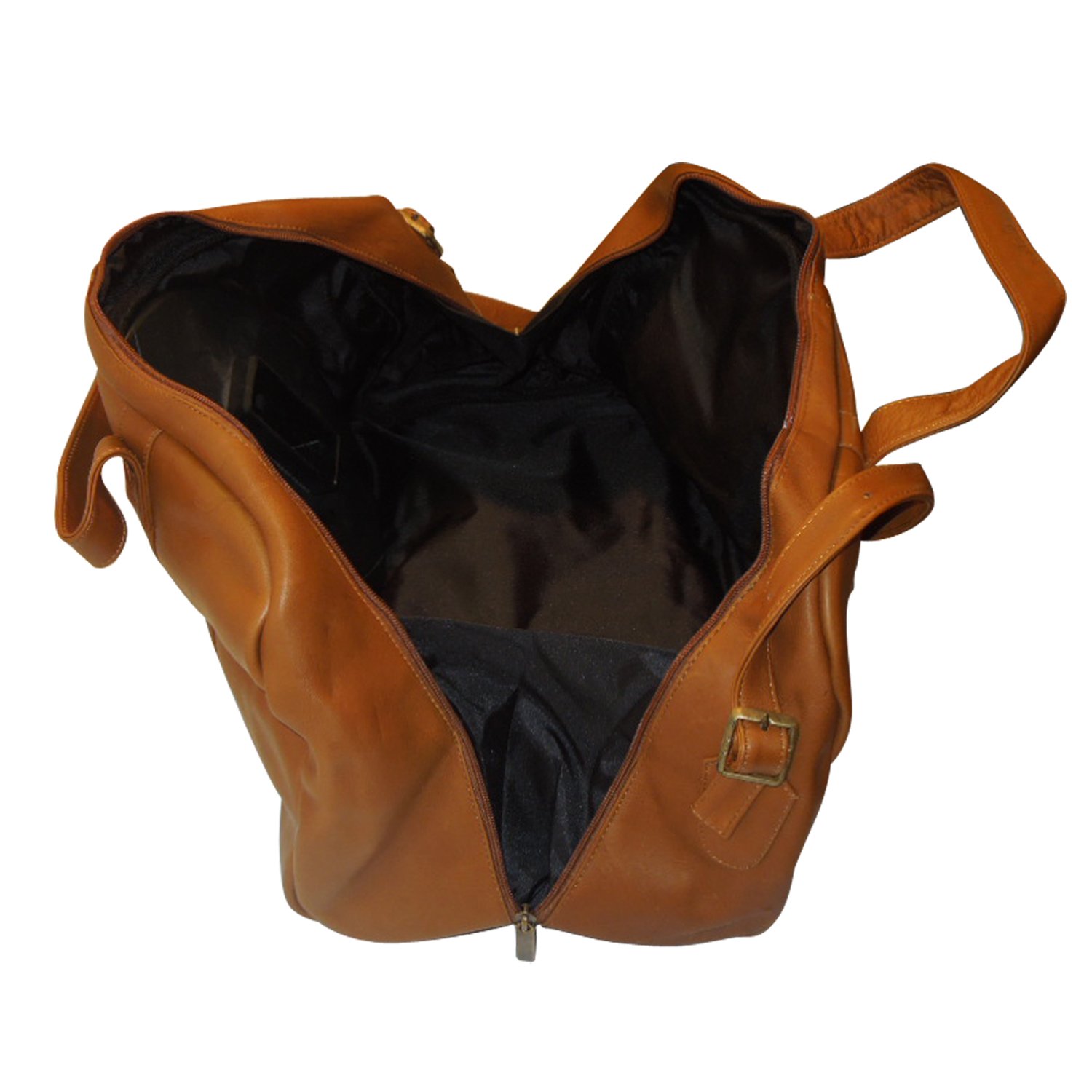 NHL Tan Leather Corey Duffel Bag - Stylish & Durable Hockey Duffel for Men | Perfect for Gym, Travel & Sports Gear Storage