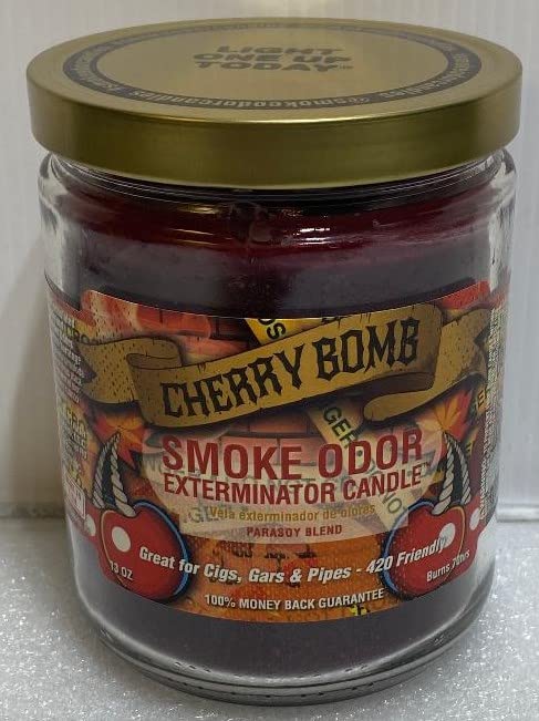 Blueberry Dreamz Smoke Odor Eliminator Candle - 13 oz Jar, Set of 8 (Includes Pina Colada, Sugar Plum, Mango, Pineapple Coconut, Cherry, Papaya & Apple Scents) - Home Air Freshener for Kitchen, Bathroom, Office & Car