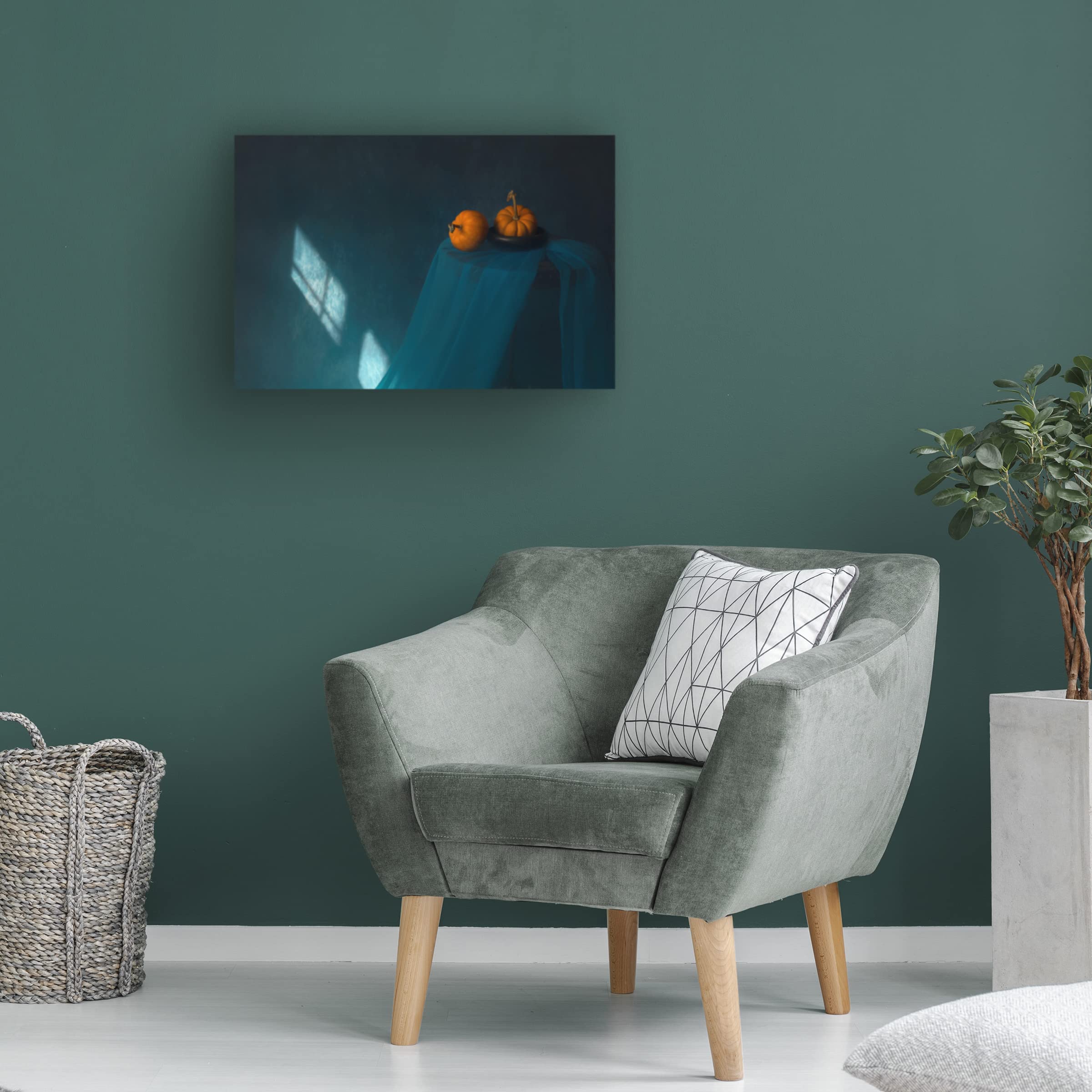 Trademark Fine Art 'Morning Light' Canvas Wall Art by Lydia Jacobs - Impressionist Landscape Painting for Living Room, Bedroom & Office Decor
