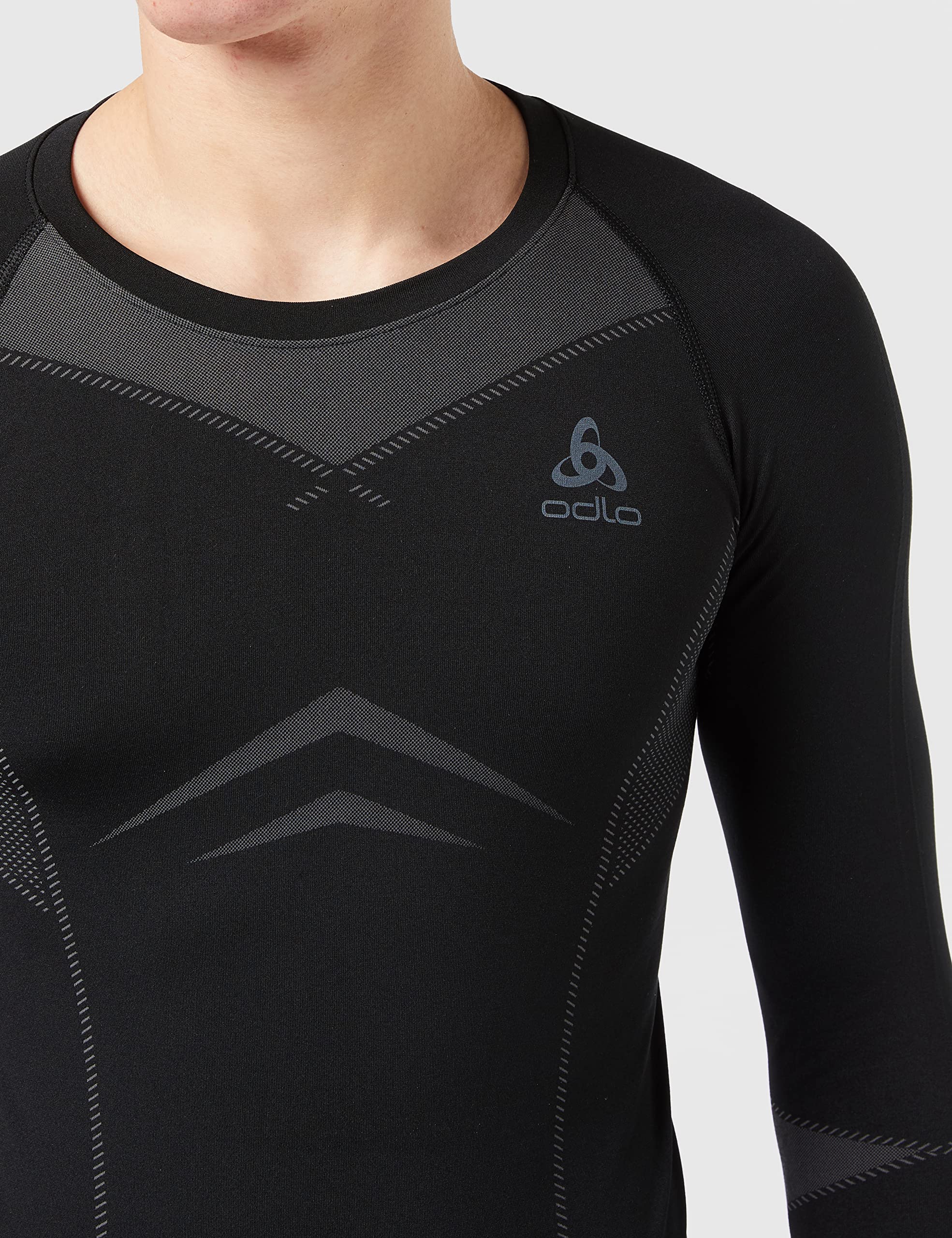 Odlo Men's Performance Base Layer Set - Thermal Underwear for Running, Hiking & Winter Sports - Moisture-Wicking & Breathable Activewear