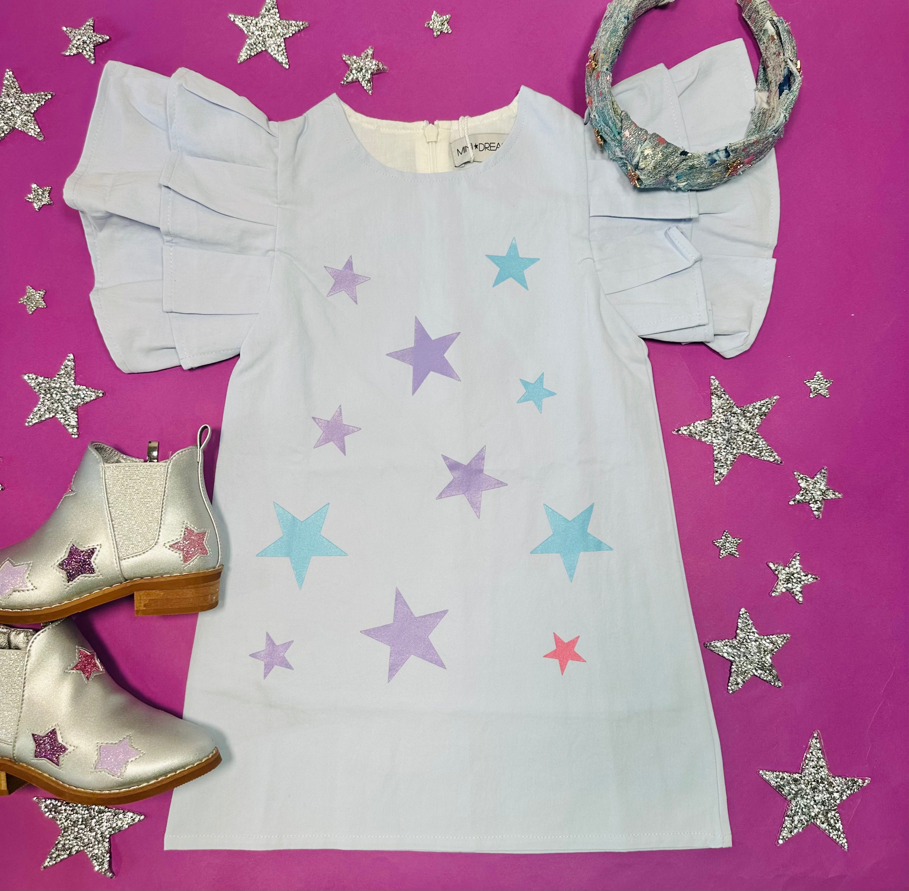 London Stars Women's Denim Dress - Stylish & Comfortable Casual Wear for Everyday Outfits & Summer Fashion