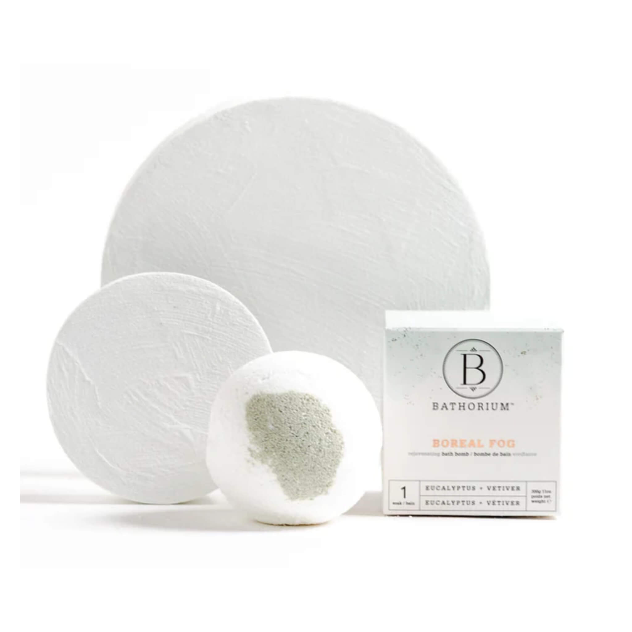 Boreal Fog Bath Bomb - Relaxing Aromatherapy for Stress Relief & Self-Care | Perfect for Spa Nights, Gift Sets & Luxury Bath Time