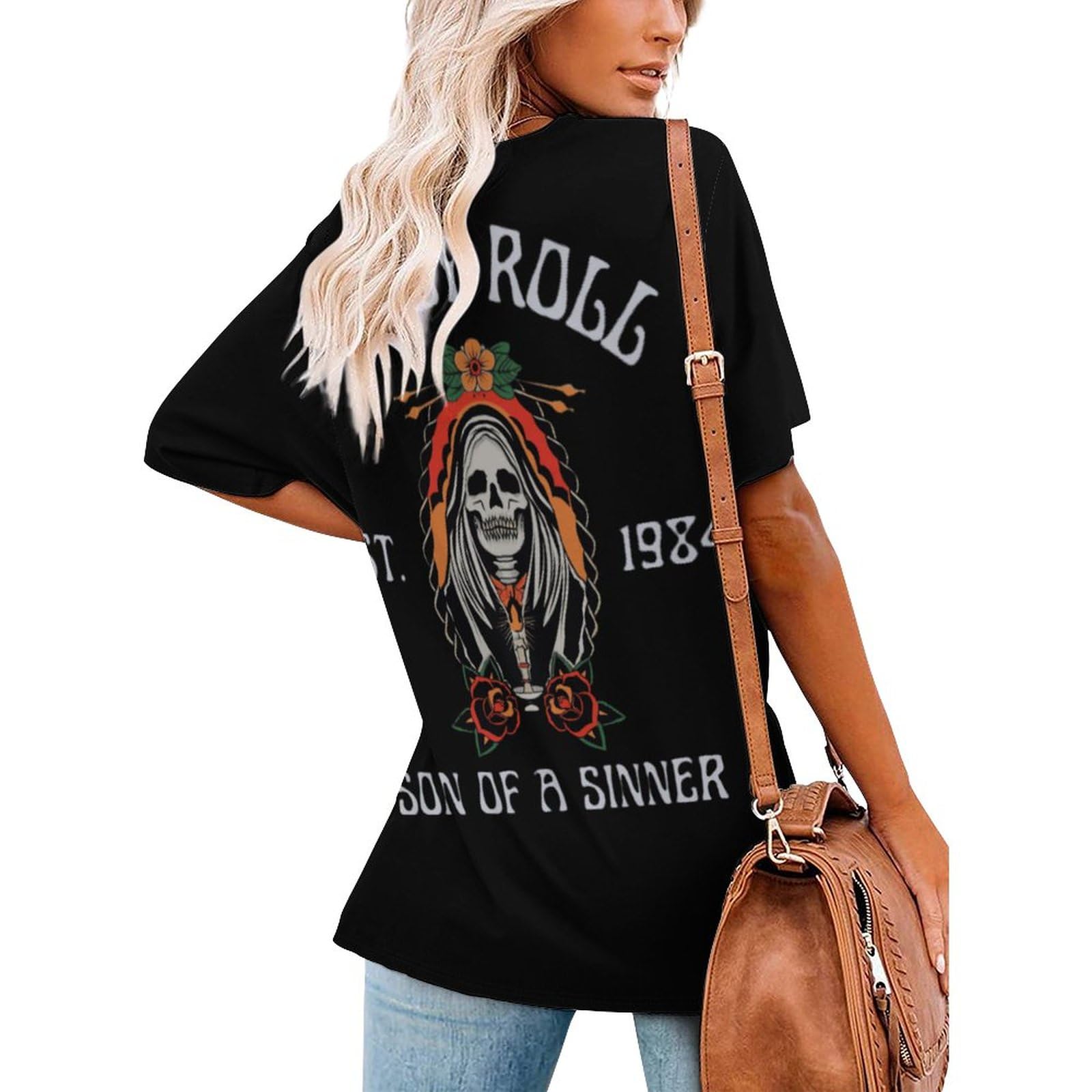 Women's V-Neck Casual Short Sleeve T-Shirt - Soft Summer Tee for Everyday Wear, Workout & Outfits