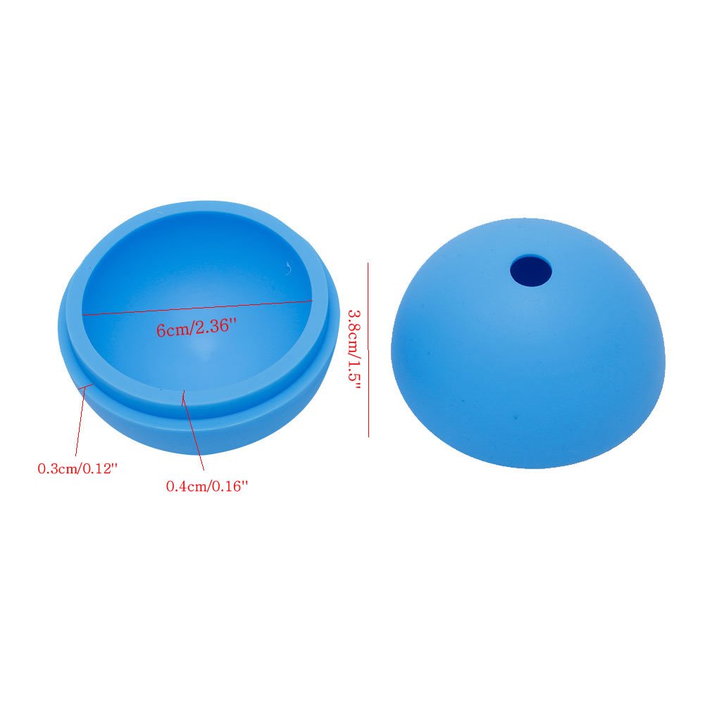 Premium Whiskey Ice Ball Maker - Durable Silicone Mold for Perfect Spheres, Ice Cube Tray for Cocktails & Bourbon - Great for Home Bars, Parties & Gifts