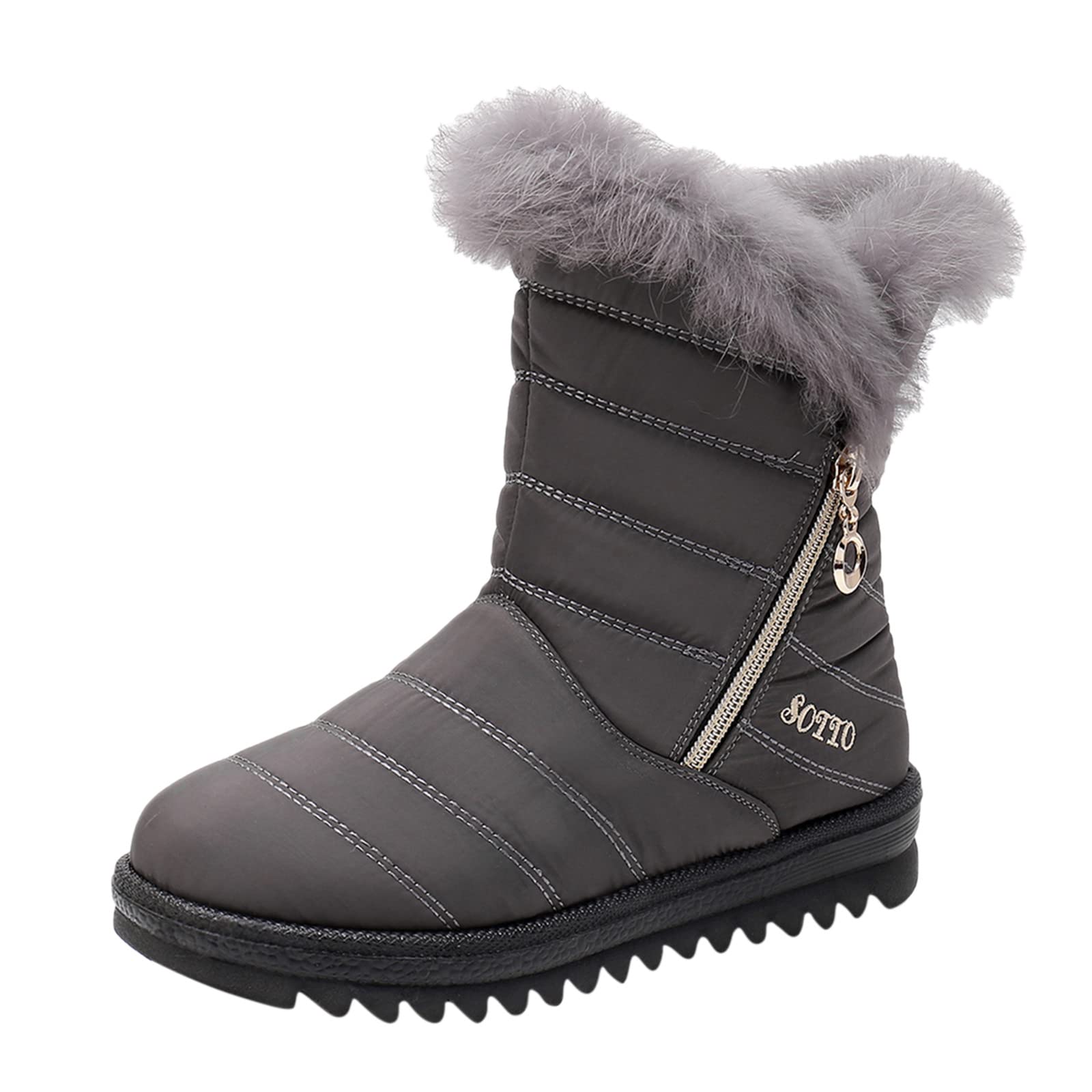Gaoxin Women's Winter Snow Boots - Warm Ankle & Knee High Boots for Snowy Weather | Waterproof Cold-Weather Footwear for Outdoor Activities & Winter Fashion