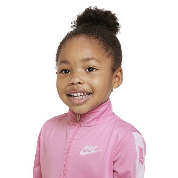 Nike Toddler Pink Tricot Tracksuit Set - Soft & Comfortable 2-Piece Outfit for Baby Girls - Perfect for Playdates, Daycare & Outdoor Activities