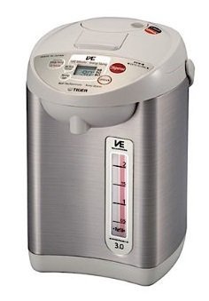 TIGER 3.0L Electric Kettle with Thermos - 220V Fast Boiling, Keep Warm Function for Home & Office Use (PVW-B30W) - Perfect for Tea, Coffee & Instant Meals