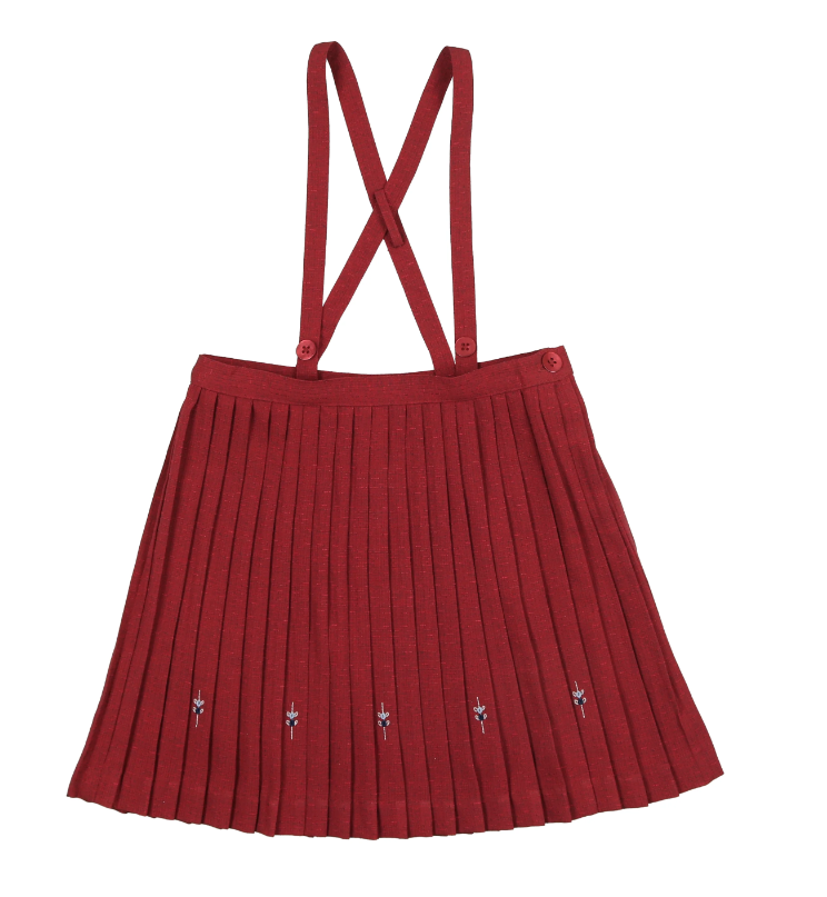 COCO BLANC PLEATED JUMPER for Girls 2-6 Years | Stylish Ruffled Dress for Kids | Perfect for Birthday Parties, School Events & Family Photos