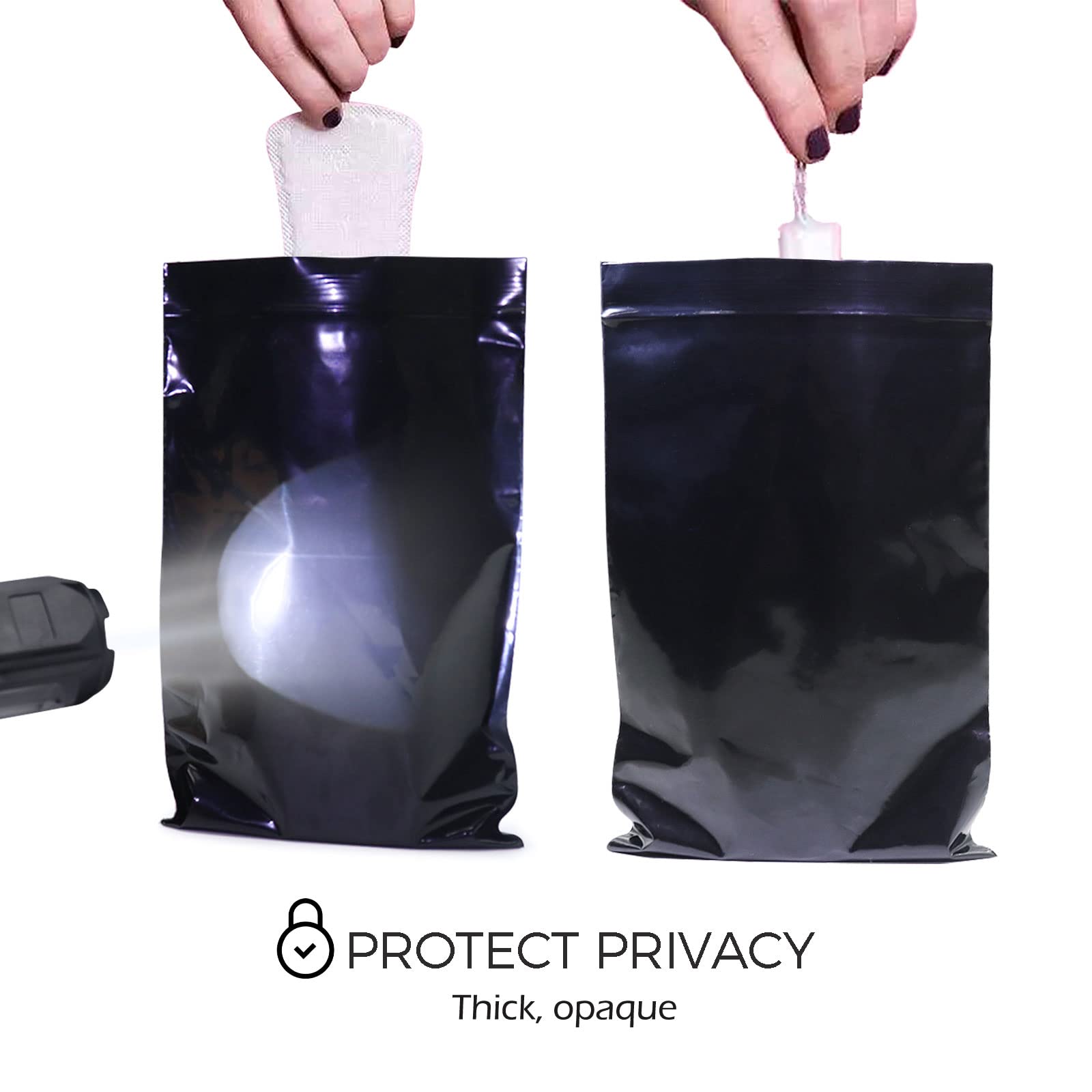 Eco-Friendly Tampon Disposal Bags - 100 Pack | Leak-Proof & Odor-Control Feminine Hygiene Waste Bags | Discreet Sanitary Disposal for Travel, Gym & Public Restrooms