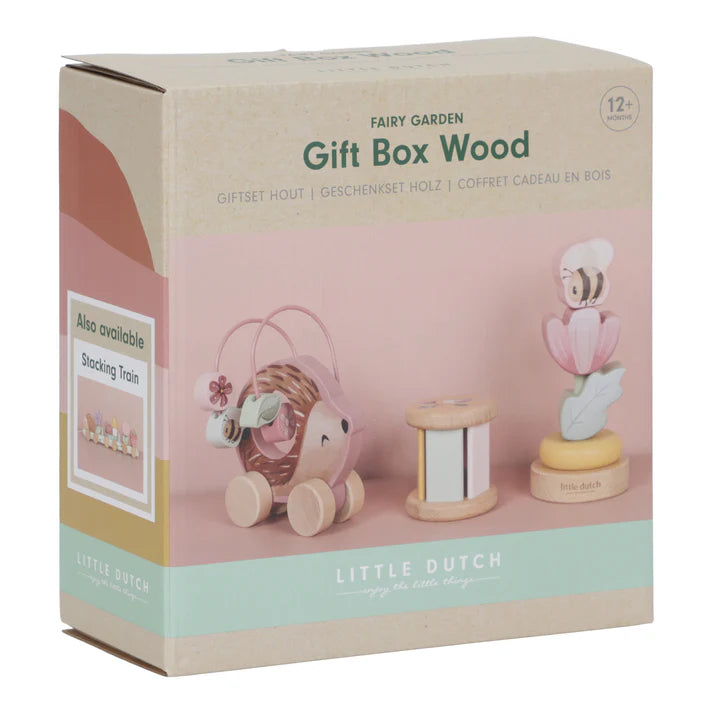 Enchanted Fairy Garden Wooden Toy Set - Magical Miniature Fairy House & Accessories Gift Box for Kids - Perfect for Imaginative Play, Birthday Gifts & Home Decor