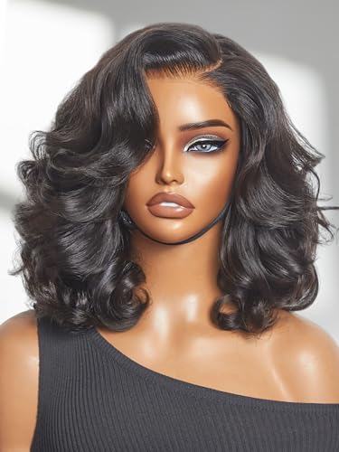 Body Wave｜Side Part｜Natural Black
