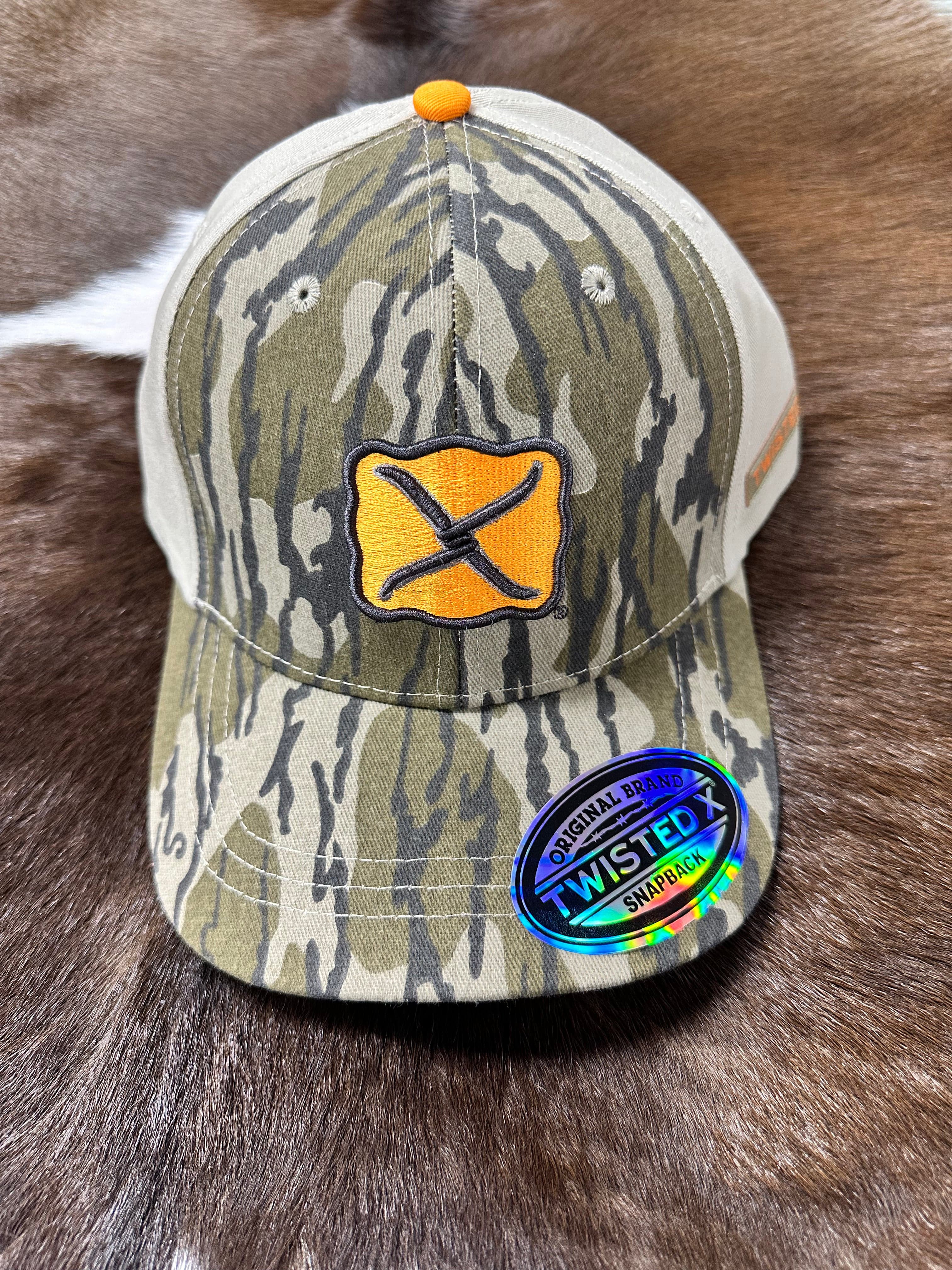 Twisted X Mossy Oak Camo Men's Ball Cap - Camouflage Baseball Hat for Hunting & Outdoor Activities