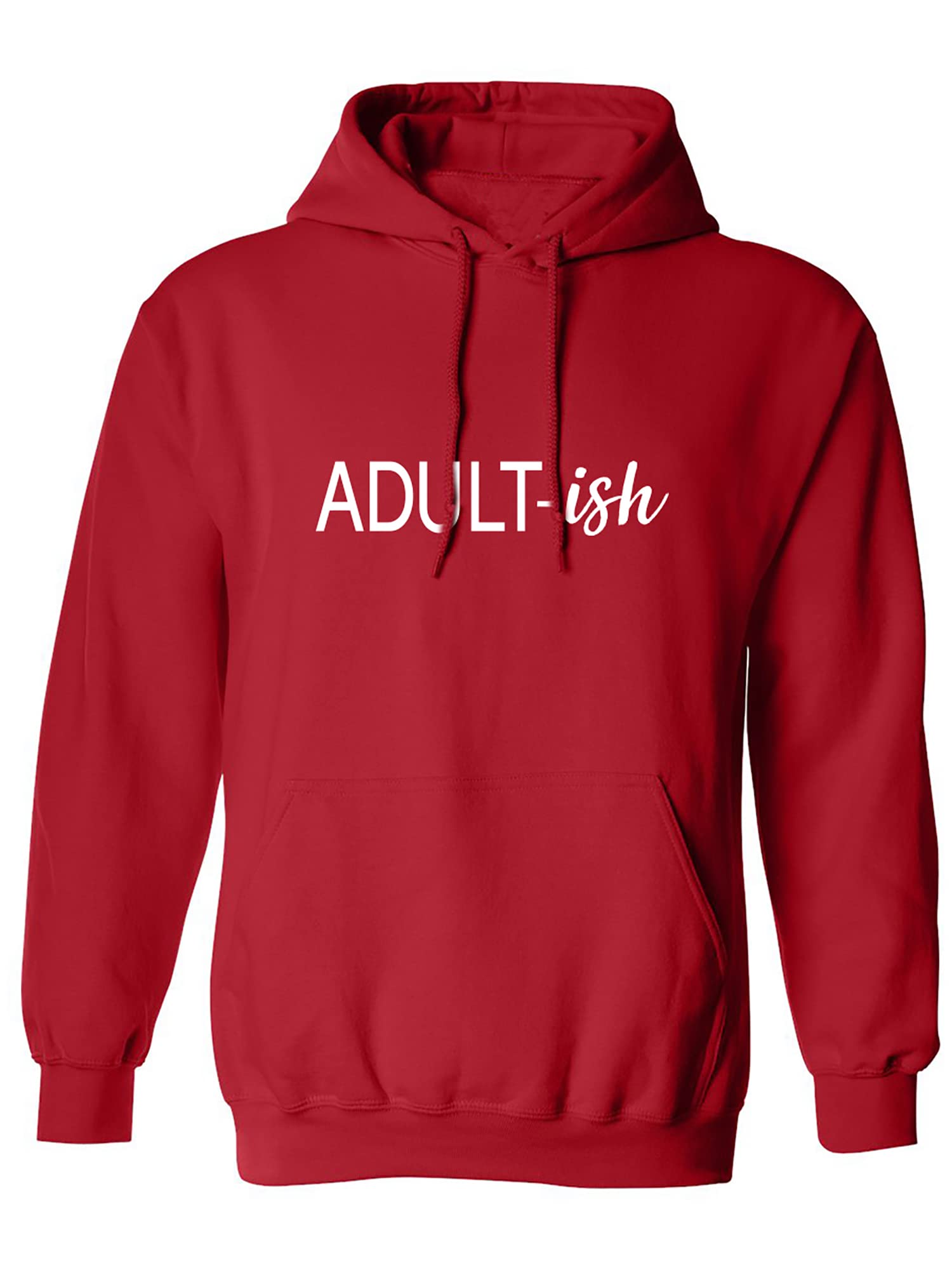 Zerogravitee ADULT-ish Funny Hooded Sweatshirt for Men & Women | Comfortable Pullover Hoodie for Casual Wear, Lounge & Gifts