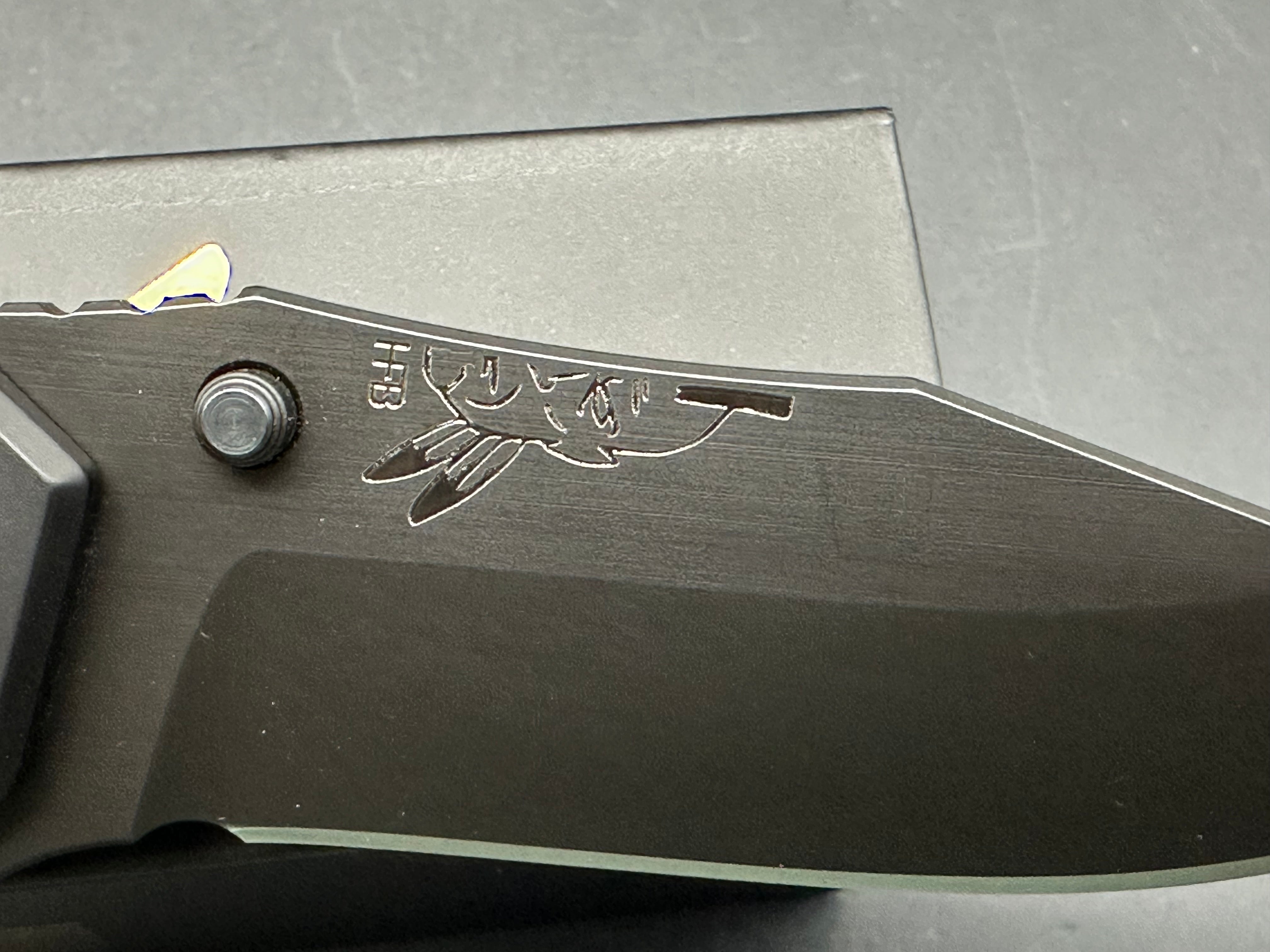 Half Face Blades Crow Folder S45VN Tactical Folding Knife - EDC Pocket Knife for Outdoor Camping, Hunting & Survival Gear