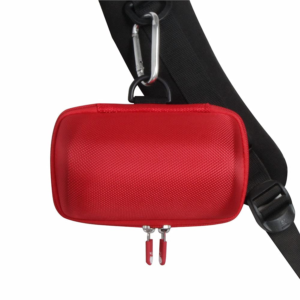 Hermitshell Hard Travel Case for MusiBaby Bluetooth 5.0 Speaker - Protective Cover for 2.0 Upgrade Version (Red) | Durable EVA Shell for Outdoor, Travel & Home Use