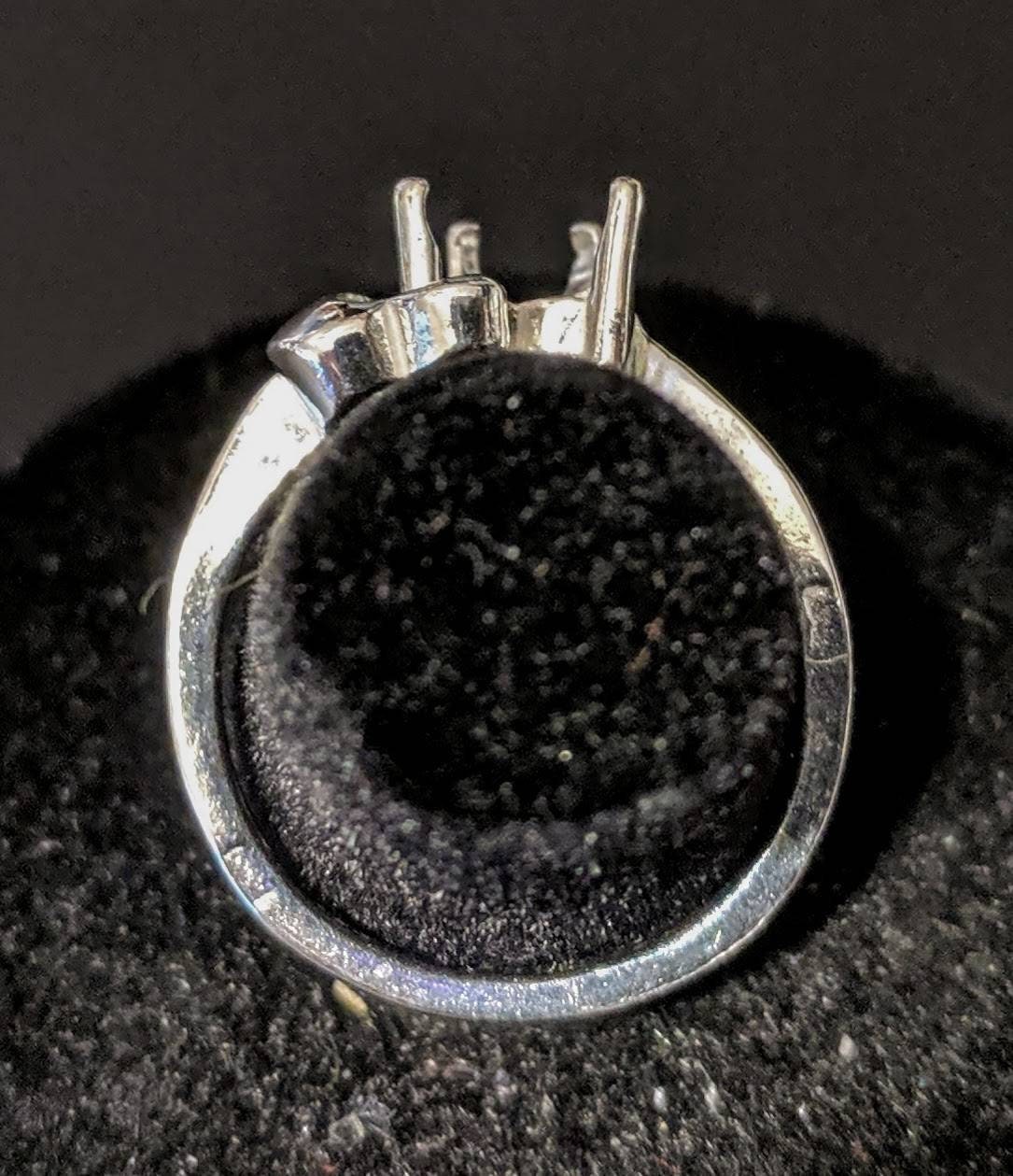 8mm Solid Sterling Silver or 14kt Gold Fancy Double Heart Pre-Notched Blank Ring Size 7 - Perfect for Engagement, Wedding Bands & Jewelry Making Supplies