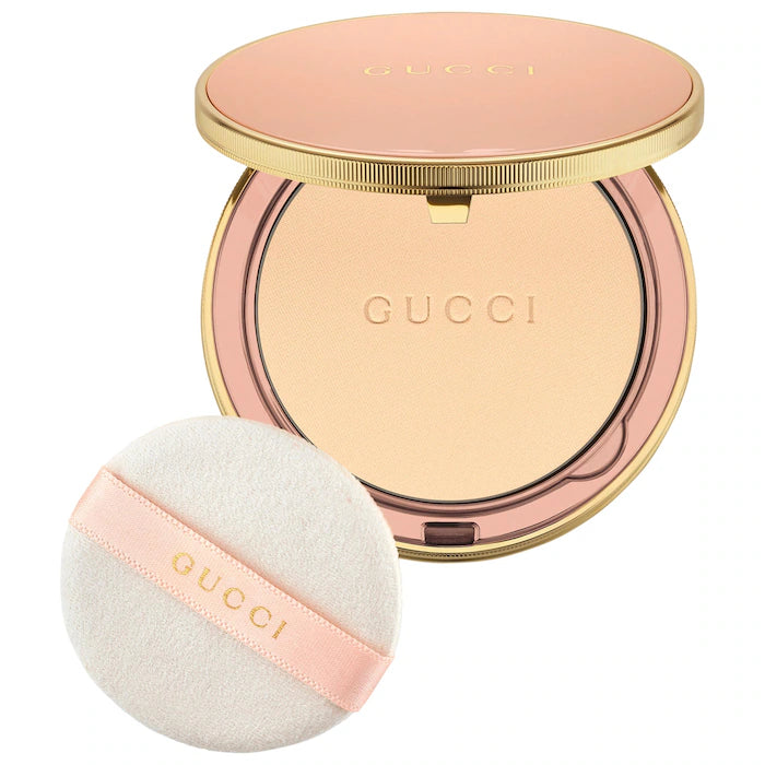Gucci Matte Natural Beauty Powder Compact - Oil Control & Flawless Finish for Everyday Makeup & Touch-Ups