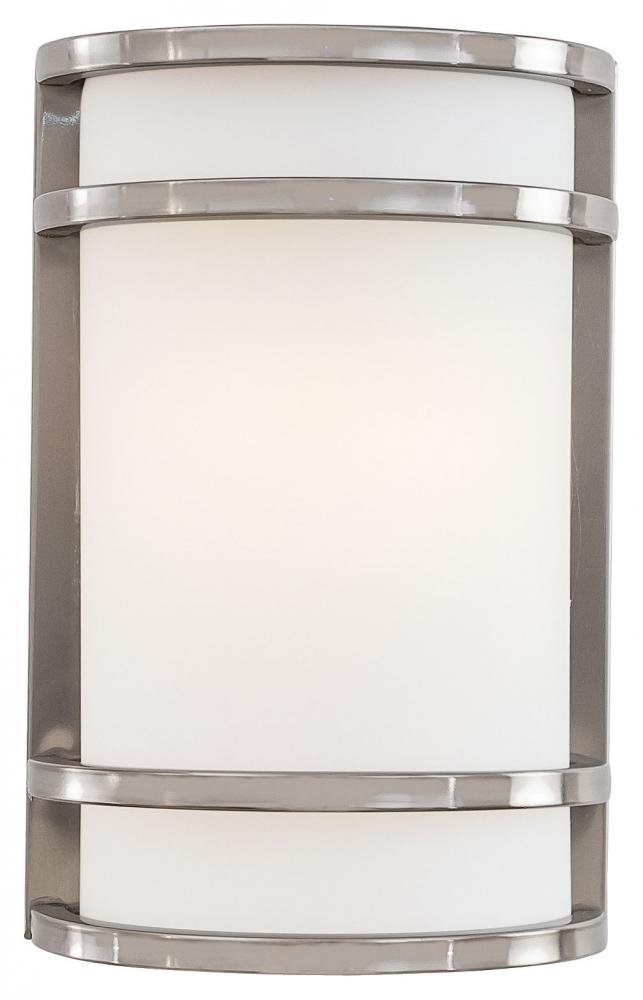 Minka Lavery 9802-144 Bay View Outdoor Wall Light - Weatherproof Steel Exterior Sconce Lantern with 120W Capacity - Perfect for Porch, Patio, Garden & Entryway Lighting
