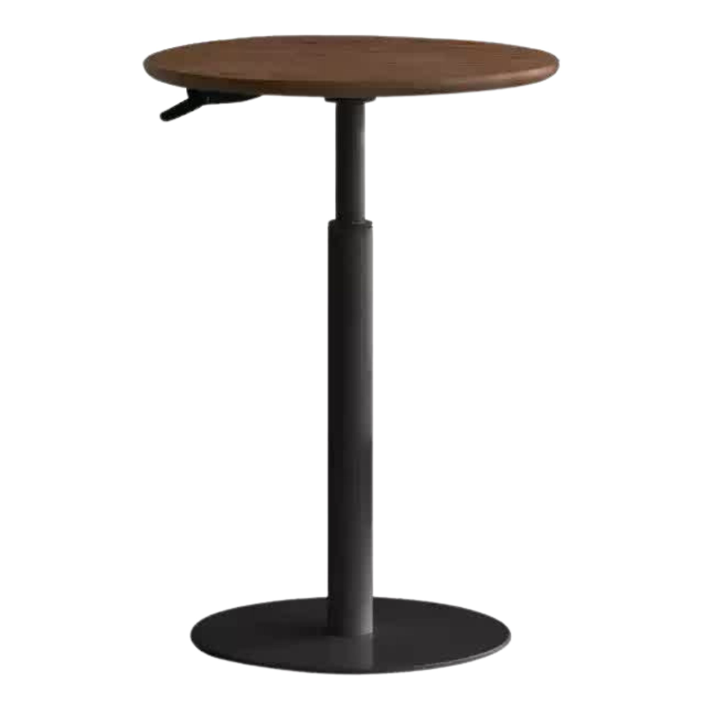 17.7x 17.7x(20.5-30.9) inch /45x45x(52-78.5)сm / Rich Dark Walnut Color  / Black Walnut Side table