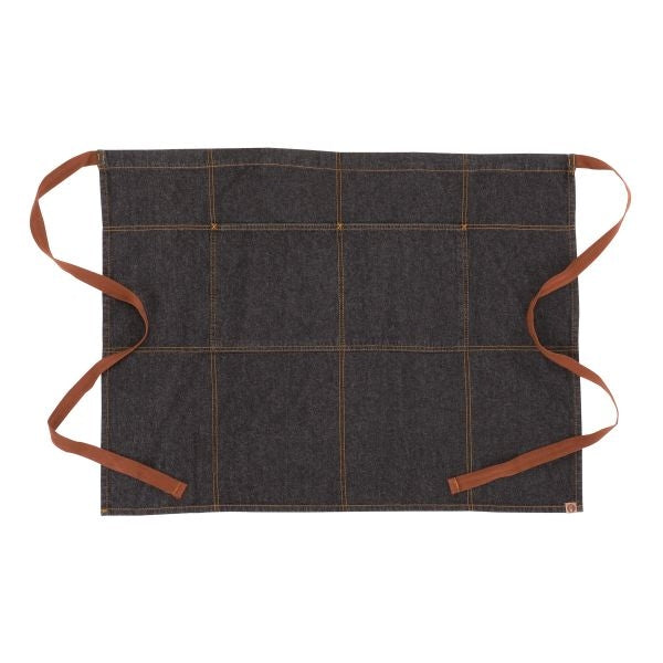 Chef Works AW049BLK Memphis Bistro Apron - Premium Black Kitchen Apron 32