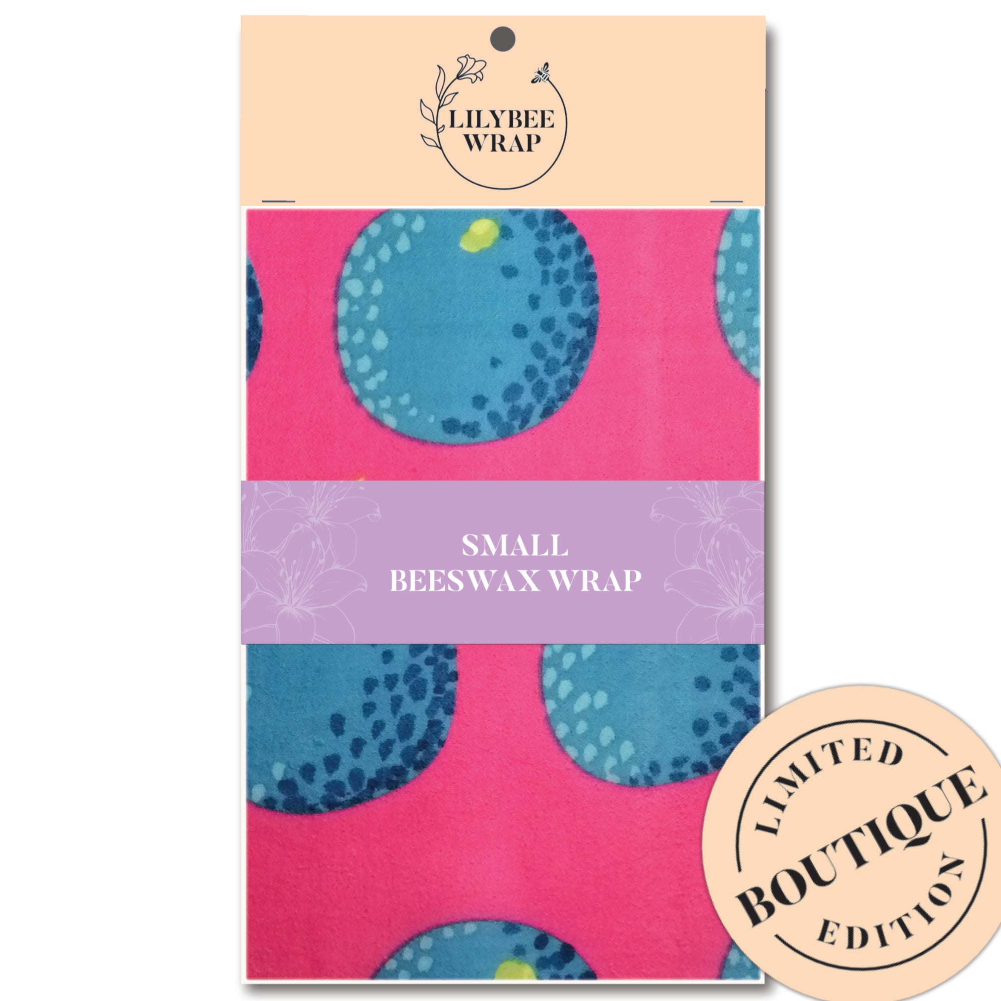 Eco-Friendly Small Beeswax Food Wraps - Reusable & Sustainable Food Storage for Snacks, Sandwiches & Leftovers | Juicy Blues Beeswax Wraps for Freshness & Zero Waste Kitchen