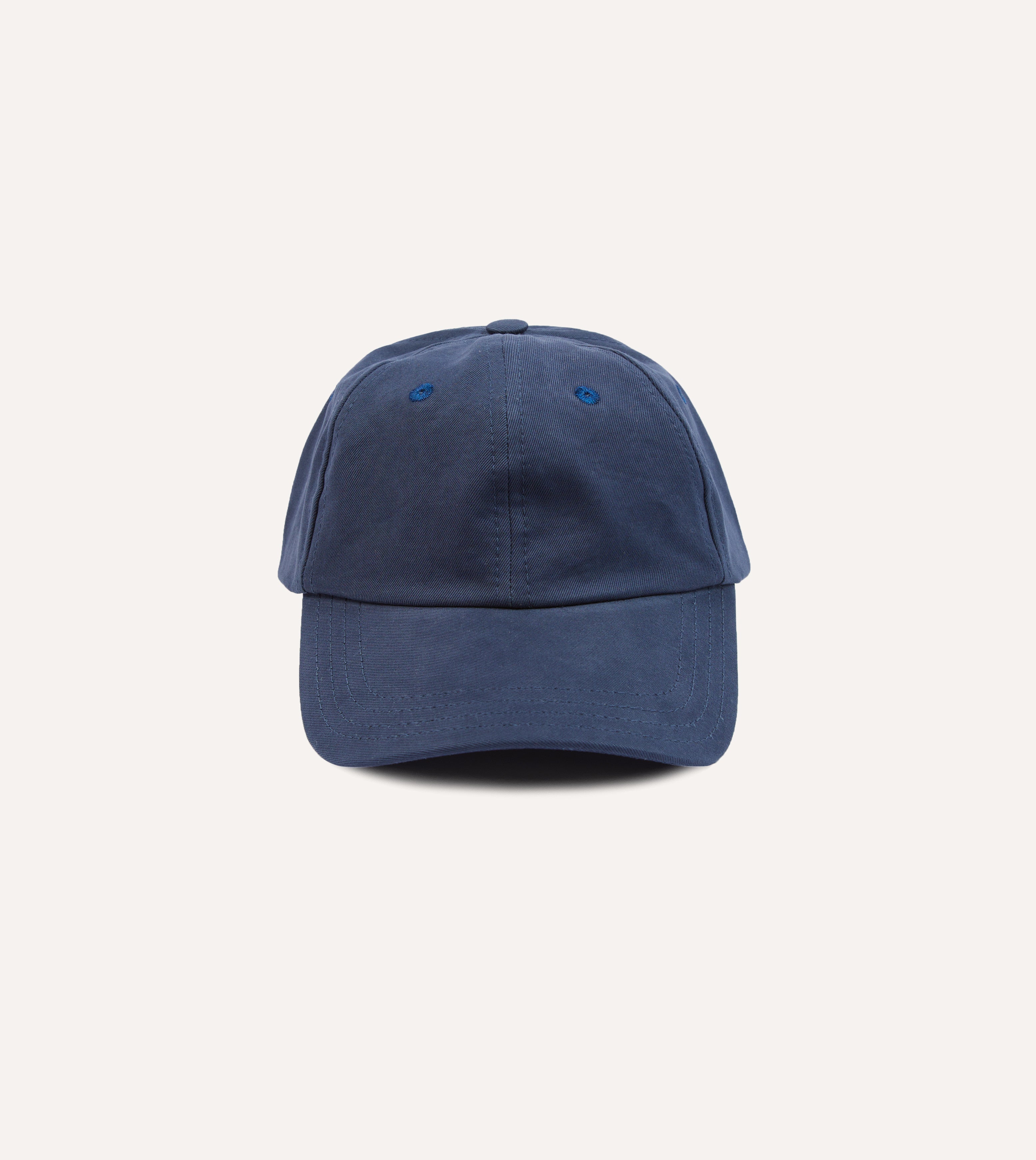 Premium Navy Blue Cotton Paracord Baseball Cap - Adjustable Outdoor Hat for Hiking, Camping & Survival Gear - Lightweight & Durable Men's & Women's Cap