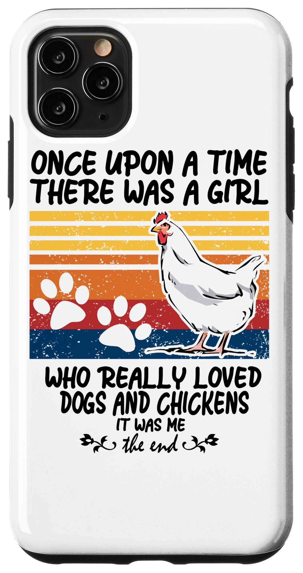 iPhone 11 Pro Max Case - Funny Chicken & Dog Lover Design - Protective Slim Cover for Women & Men - Perfect for Animal Lovers, Farm Enthusiasts & Unique Gift Ideas