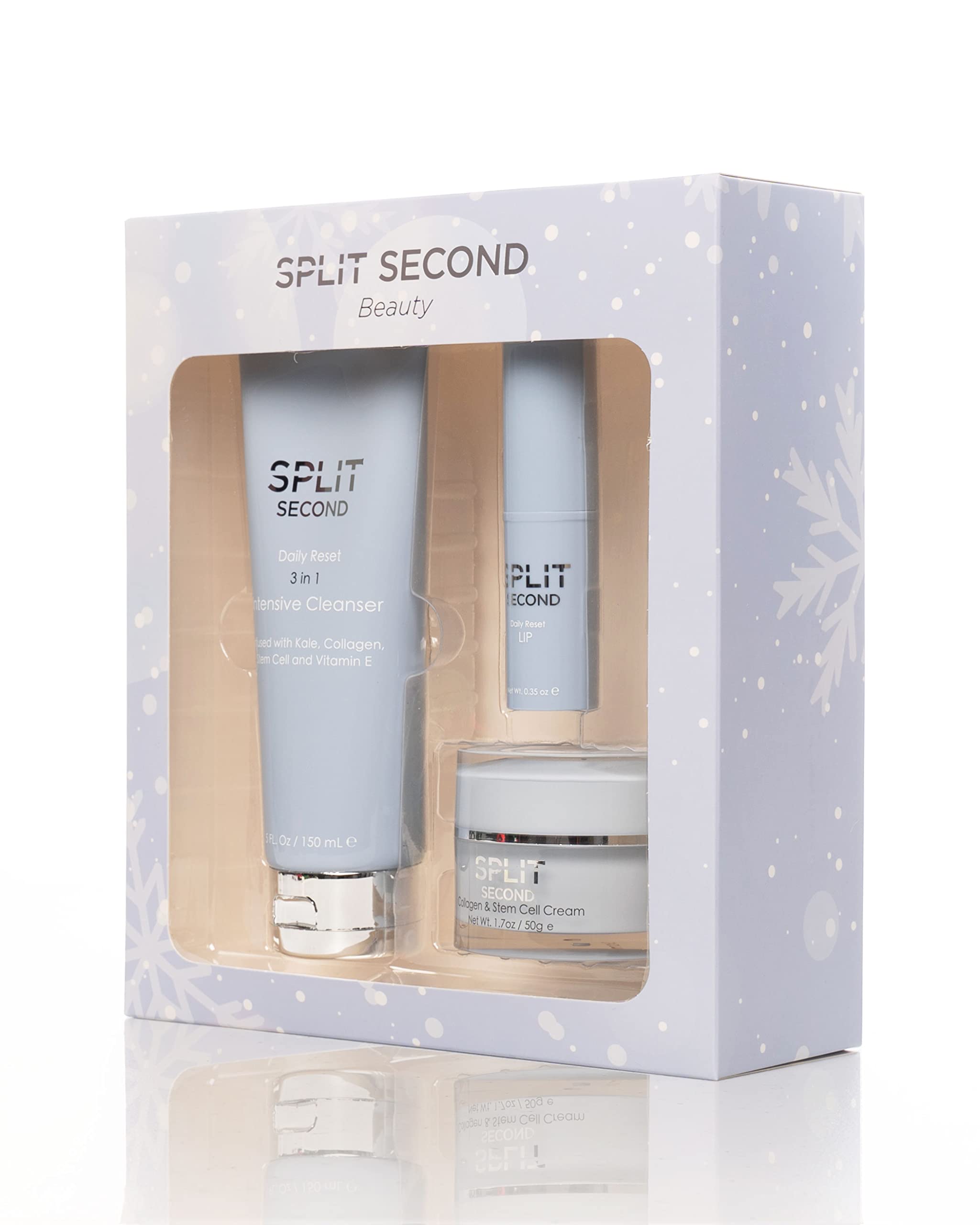 Organic Vegan Skincare Gift Set for Men & Women - Hydrating Facial Kit with Cleanser, Toner, Moisturizer | Perfect for Teens, Travel & Holiday Gifting