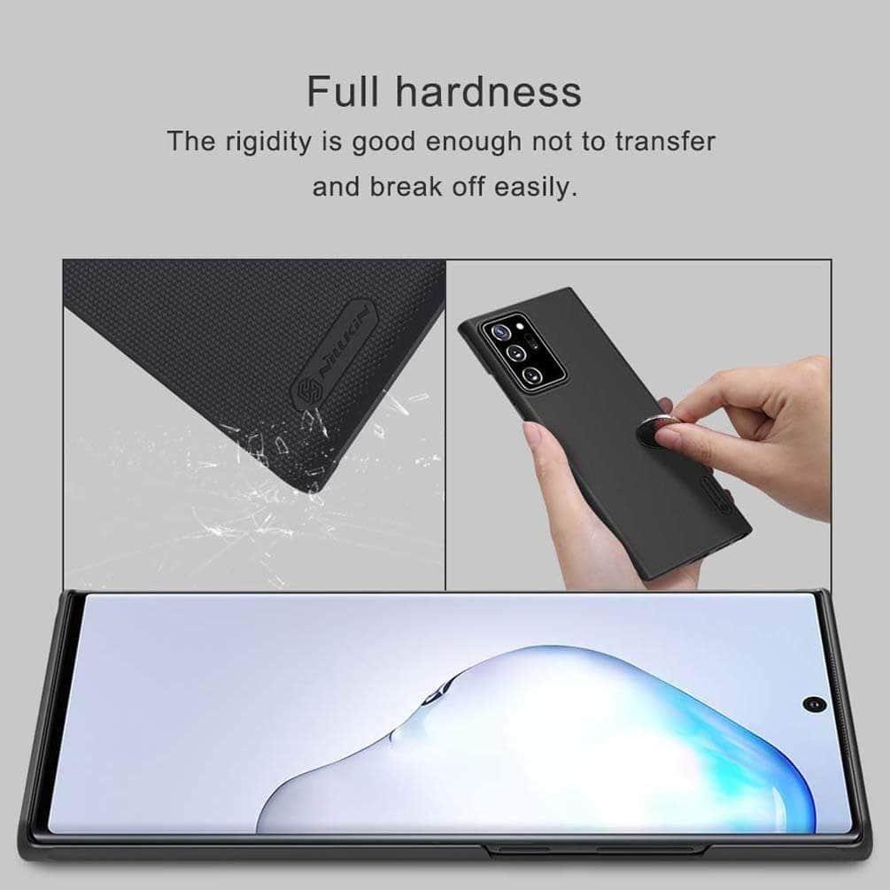 Frosted Shield Protective Case for Samsung Galaxy Note 20 & Note 20 Ultra - 4G/5G Compatible Anti-Slip Hard Back Cover - Perfect for Work, Travel and Daily Use