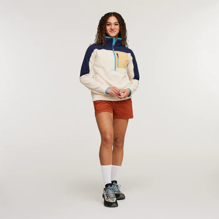 Women's Abrazo Half Zip Fleece Jacket - Soft & Cozy Pullover for Outdoor Activities, Hiking & Casual Wear - Past Season Collection