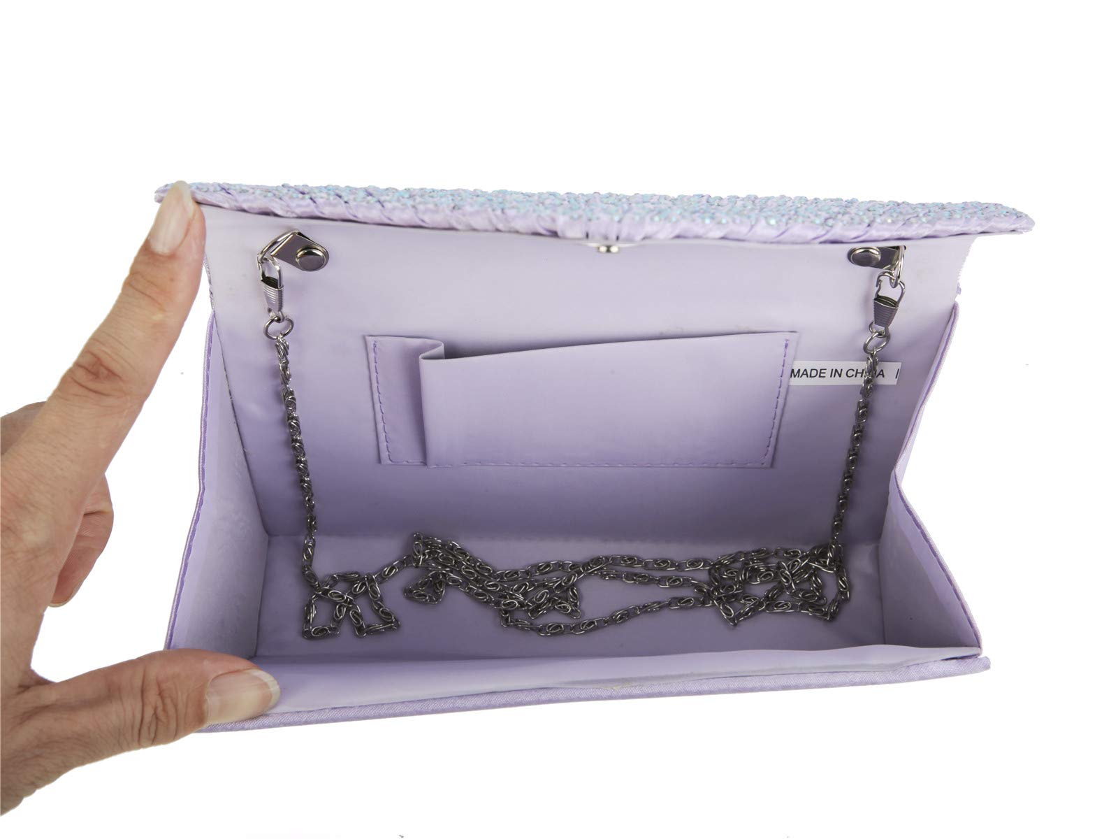 Elegant Women's Envelope Evening Clutch Purse - Crossbody Shoulder Bag for Wedding, Party & Special Occasions | Classic Handbag for Date Night, Prom & Formal Events