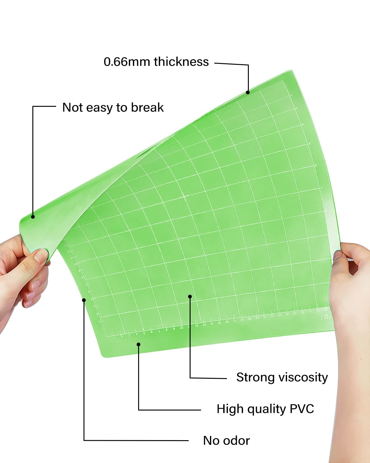 12x12 Cutting Mat 20 Pack for Cricut Maker 3/Maker/Explore 3/Air 2/Air/One - Standard Green Self-Healing Sticky Grip Cutting Pads - Replacement Accessories for Scrapbooking, Stamping & Crafting - Perfect for DIY Projects, Vinyl Cutting & Paper Crafts