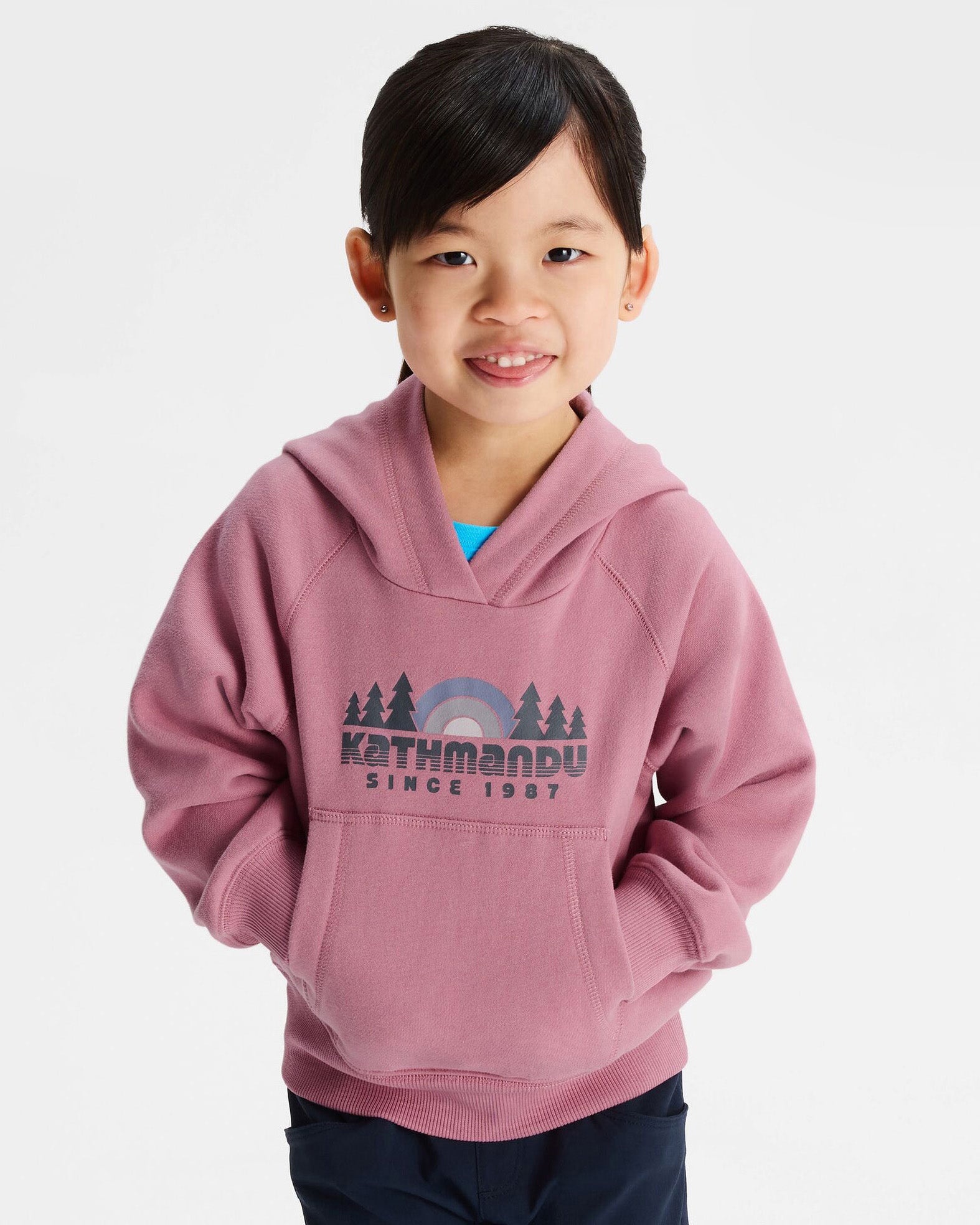 Retro Logo LT BB Hoodie for Kids - Soft & Comfortable Pullover Sweatshirt - Perfect for School, Playdates & Outdoor Activities - Orchid Color